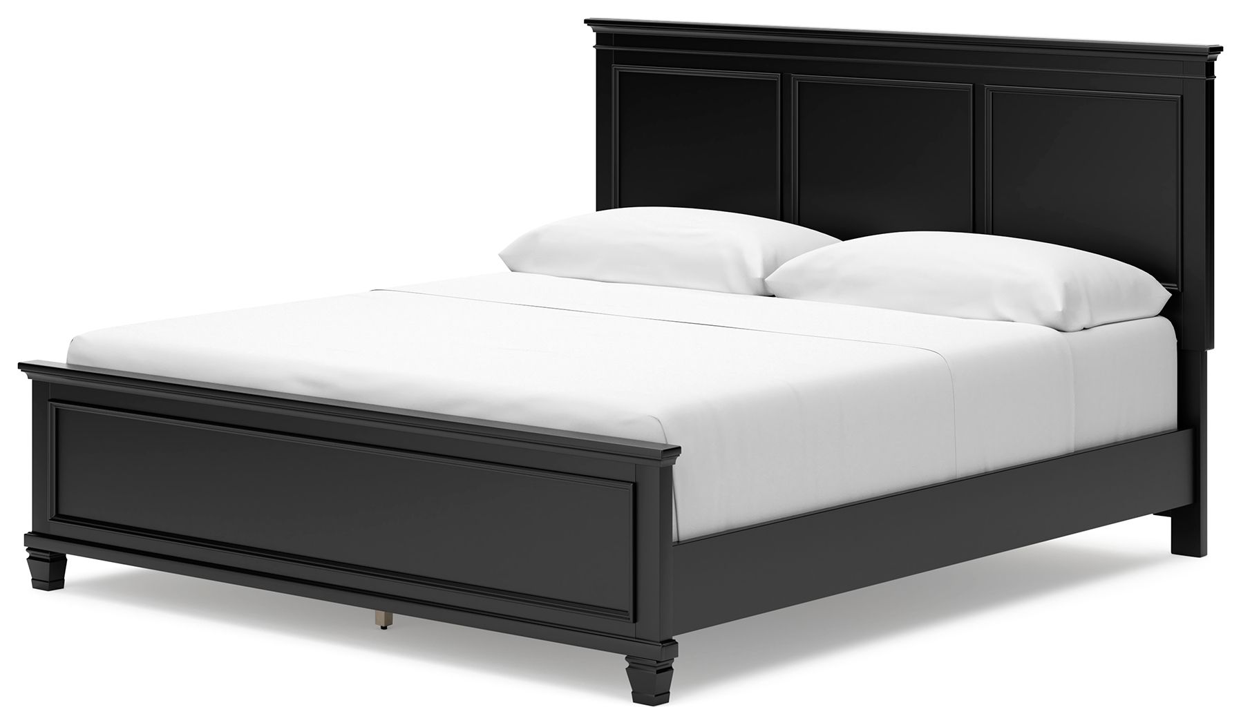 Lanolee - California King Panel Bed - Black