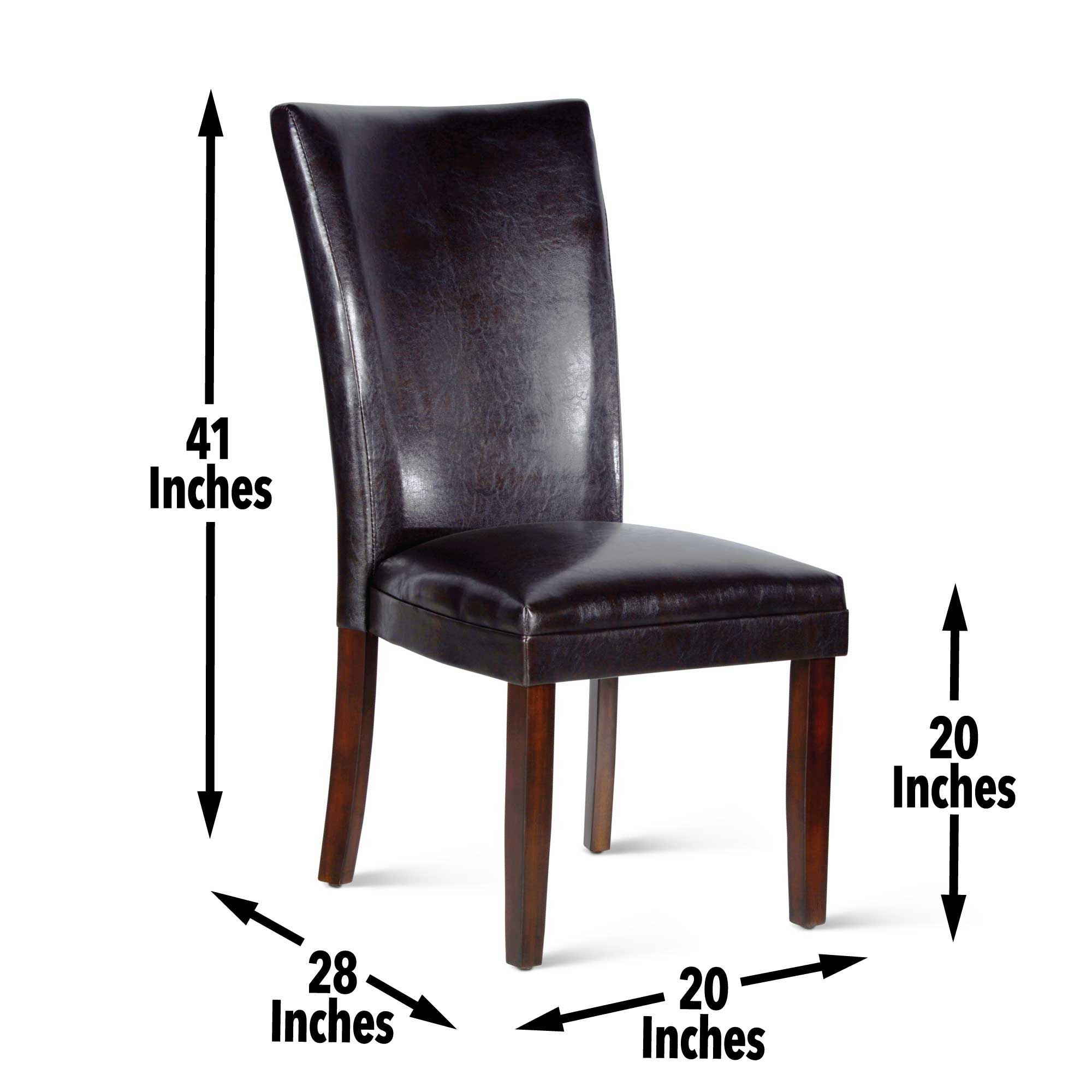 Hartford - Bonded Chair - Brown
