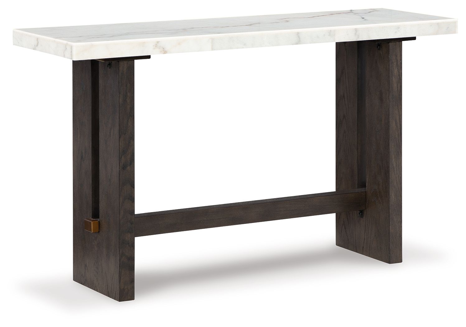 Ashley Burkhaus Sofa Table - White/Dark Brown