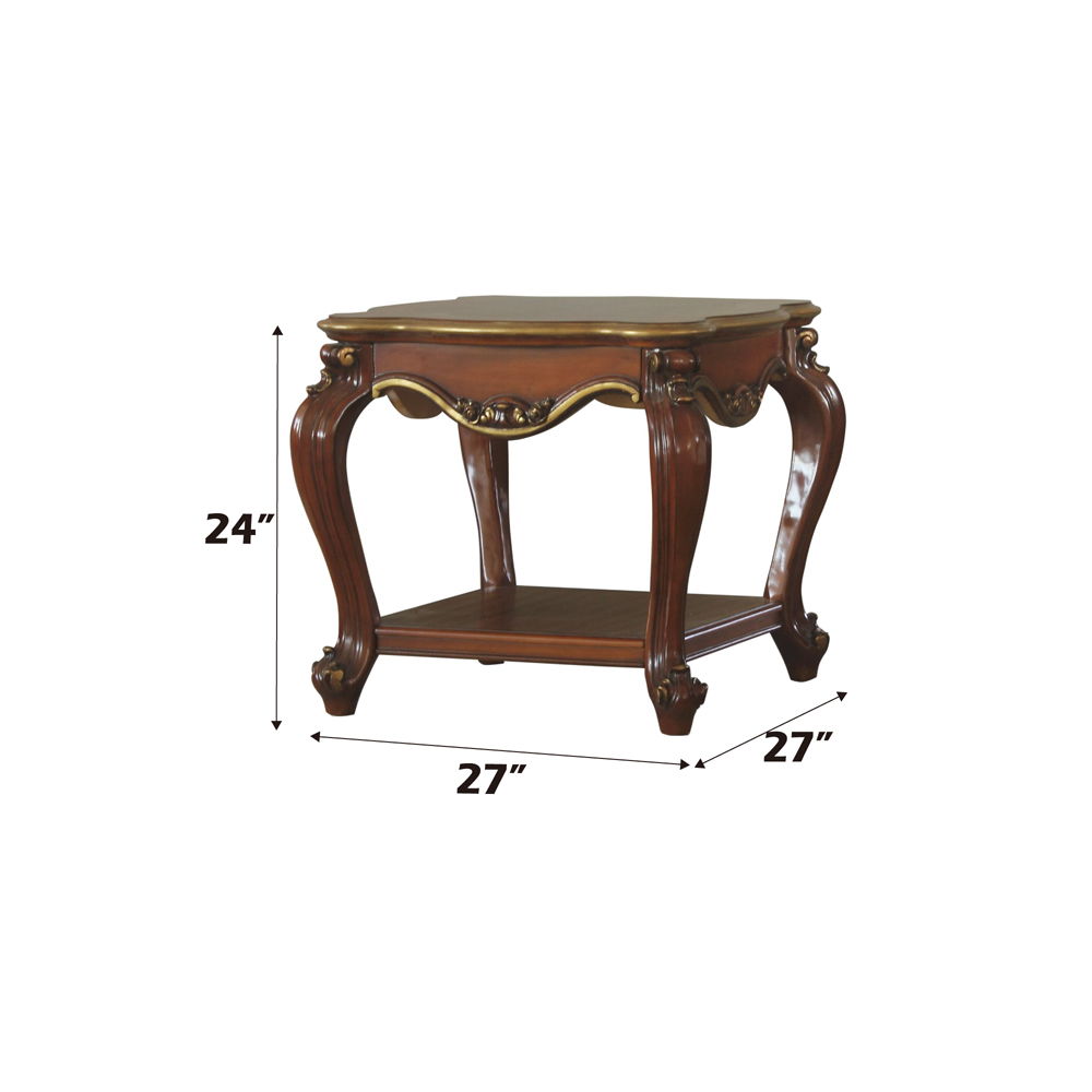 Picardy - End Table - Honey Oak, dark brown, view 5