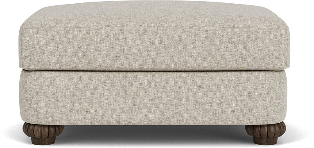 Patterson - Fabric Ottoman, light gray, view 5