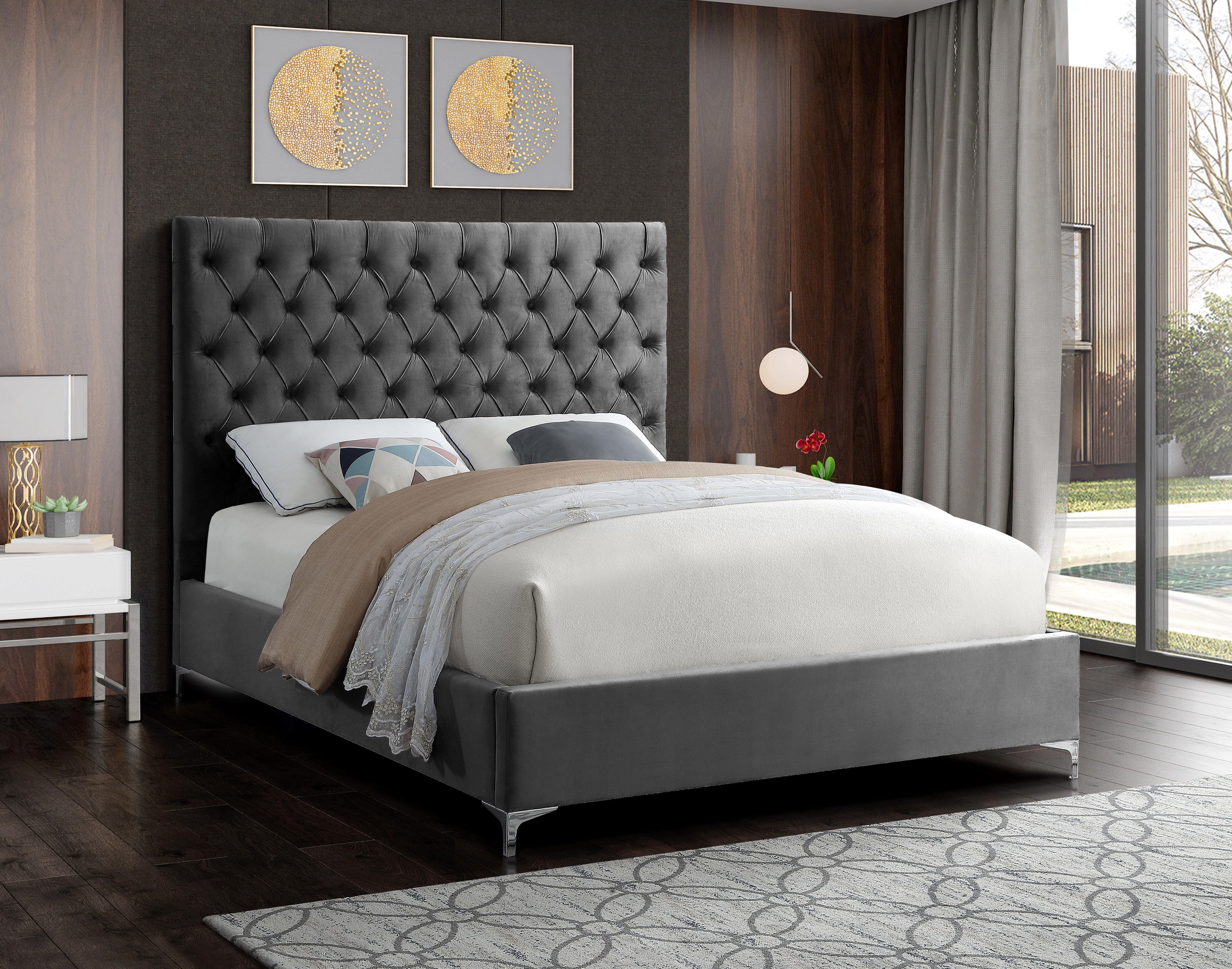 Cruz - Queen Bed - Gray