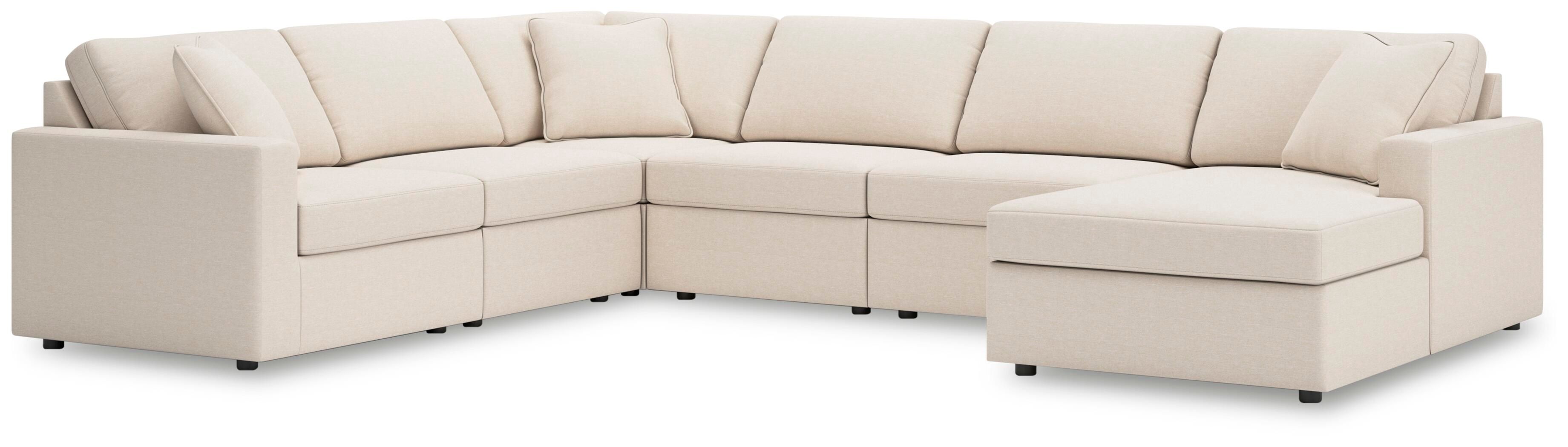 Modmax – 6-Piece Sectional With Raf Corner Chaise – Oyster
