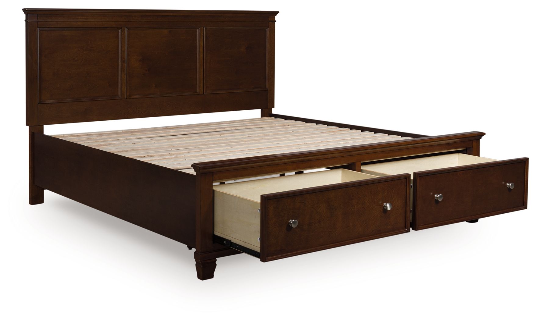 Danabrin - King Panel Storage Bed - Brown