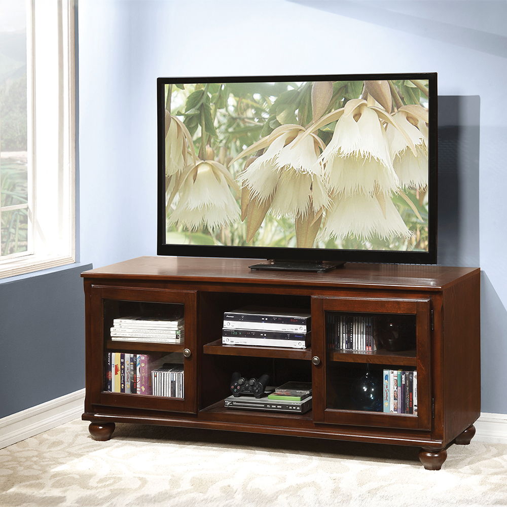 Dita - TV Stand - Walnut, dark brown