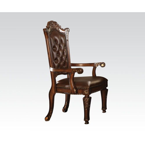 Vendome - Executive Office Chair - Synthetic Leather & Cherry, dark brown