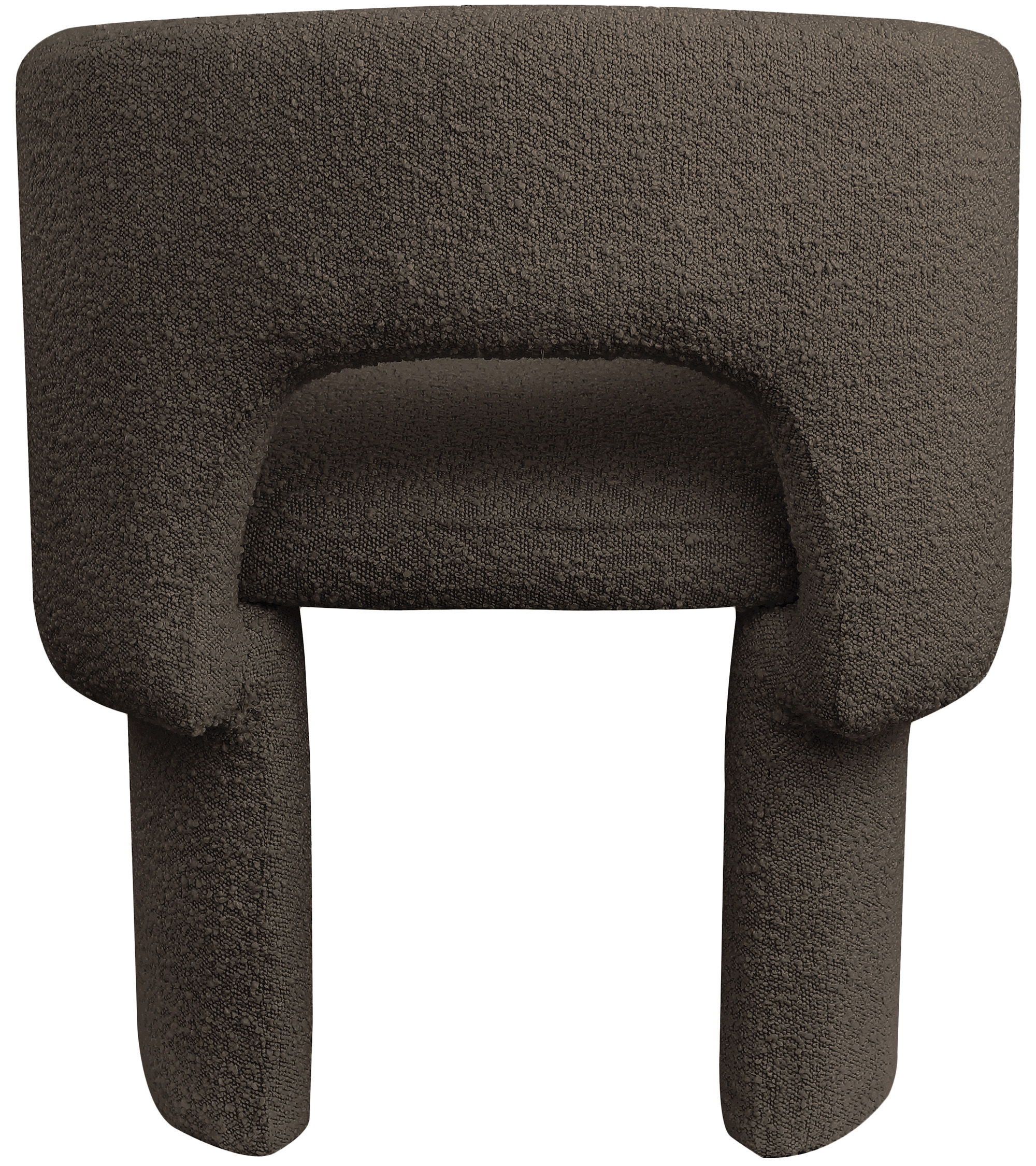 Emmet - Boucle Dining Chair / Accent Chair - Brown