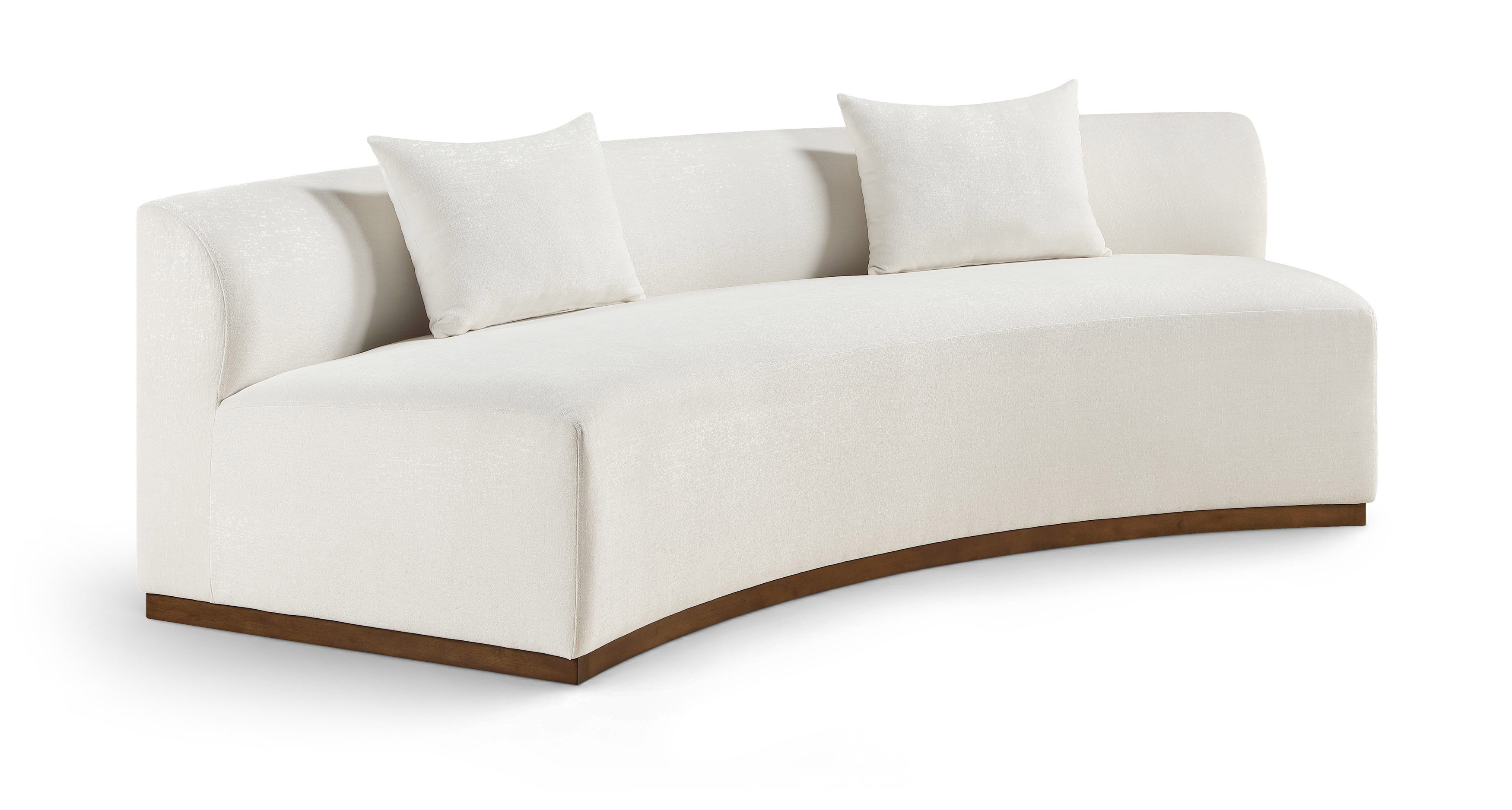 104" Chenille Fabric Upholstered Sofa