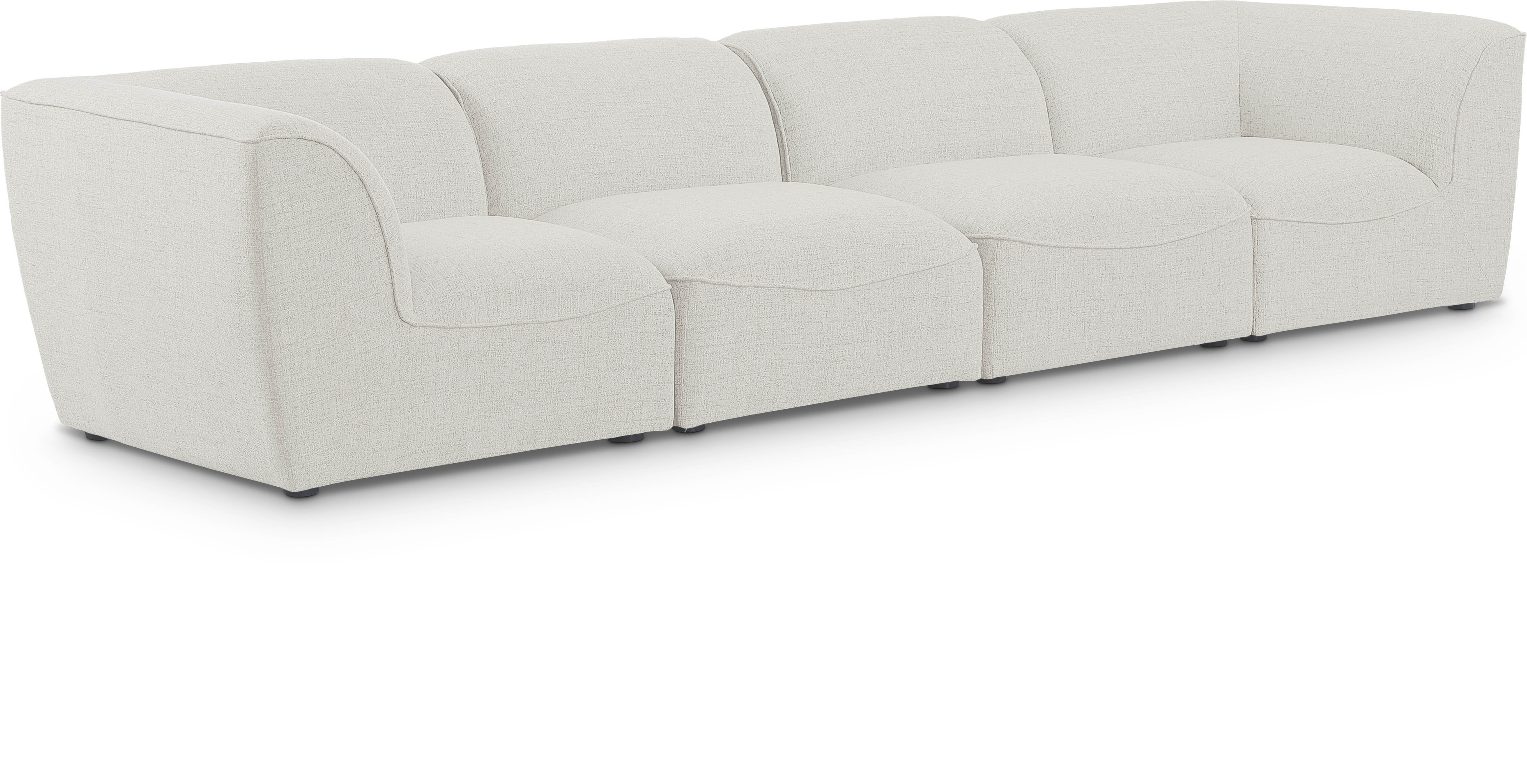 Miramar - 4 Seat Modular Sofa - Cream