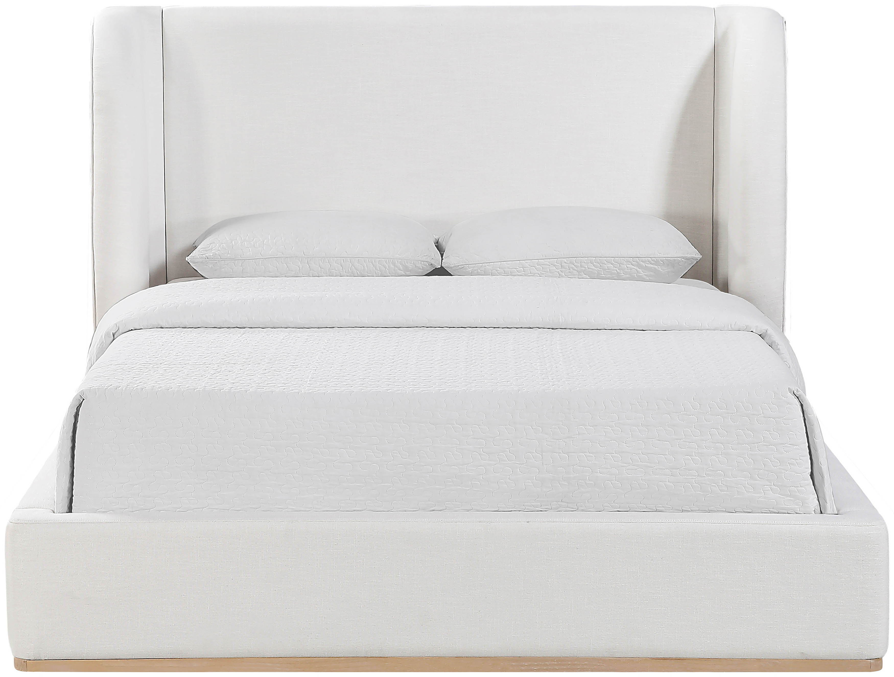 Aurin - Upholstered Full Bed - Cream