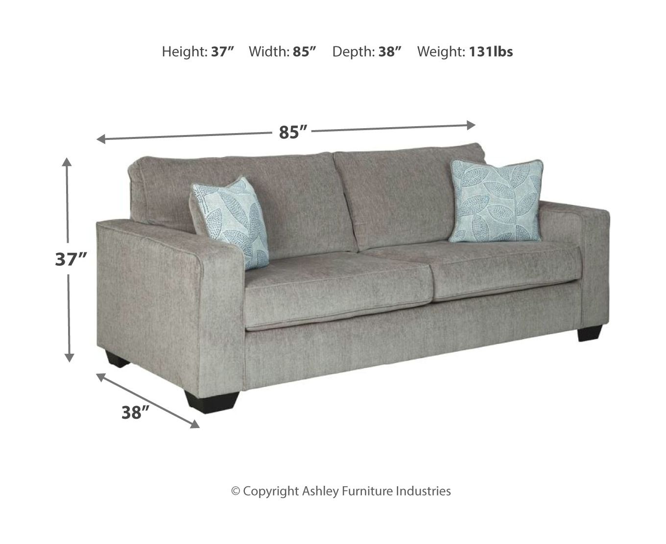 Altari - 2 Pc. - Sofa, Loveseat - Alloy