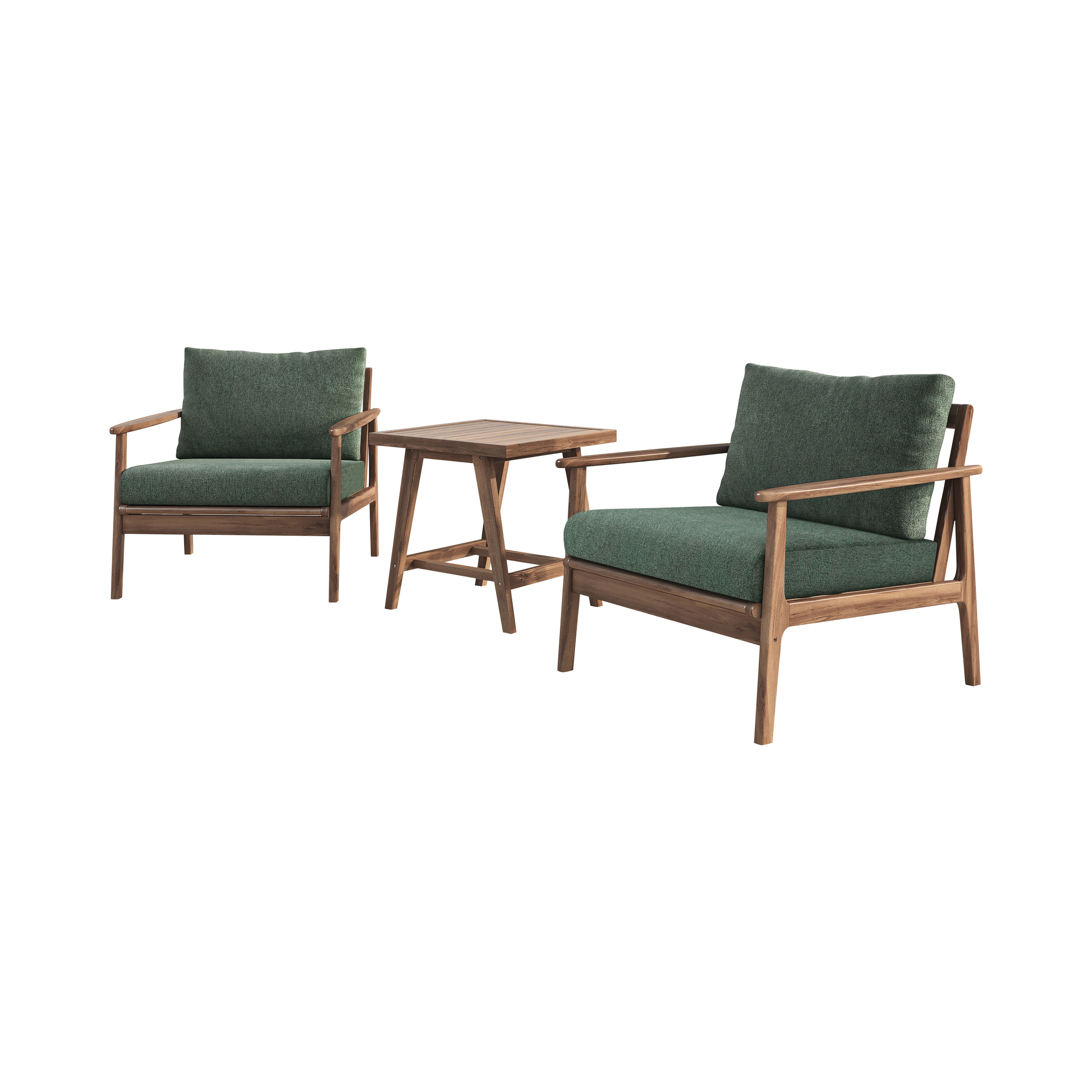 3 Pc · 2 Chairs & End Table