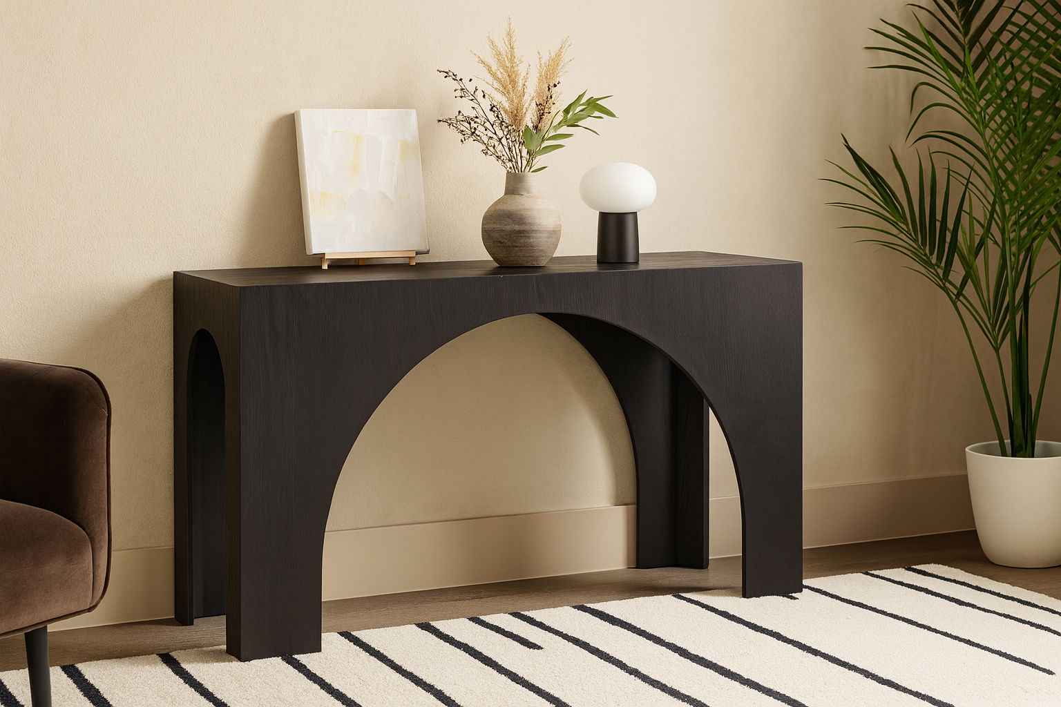 Arch - Console Table - Black
