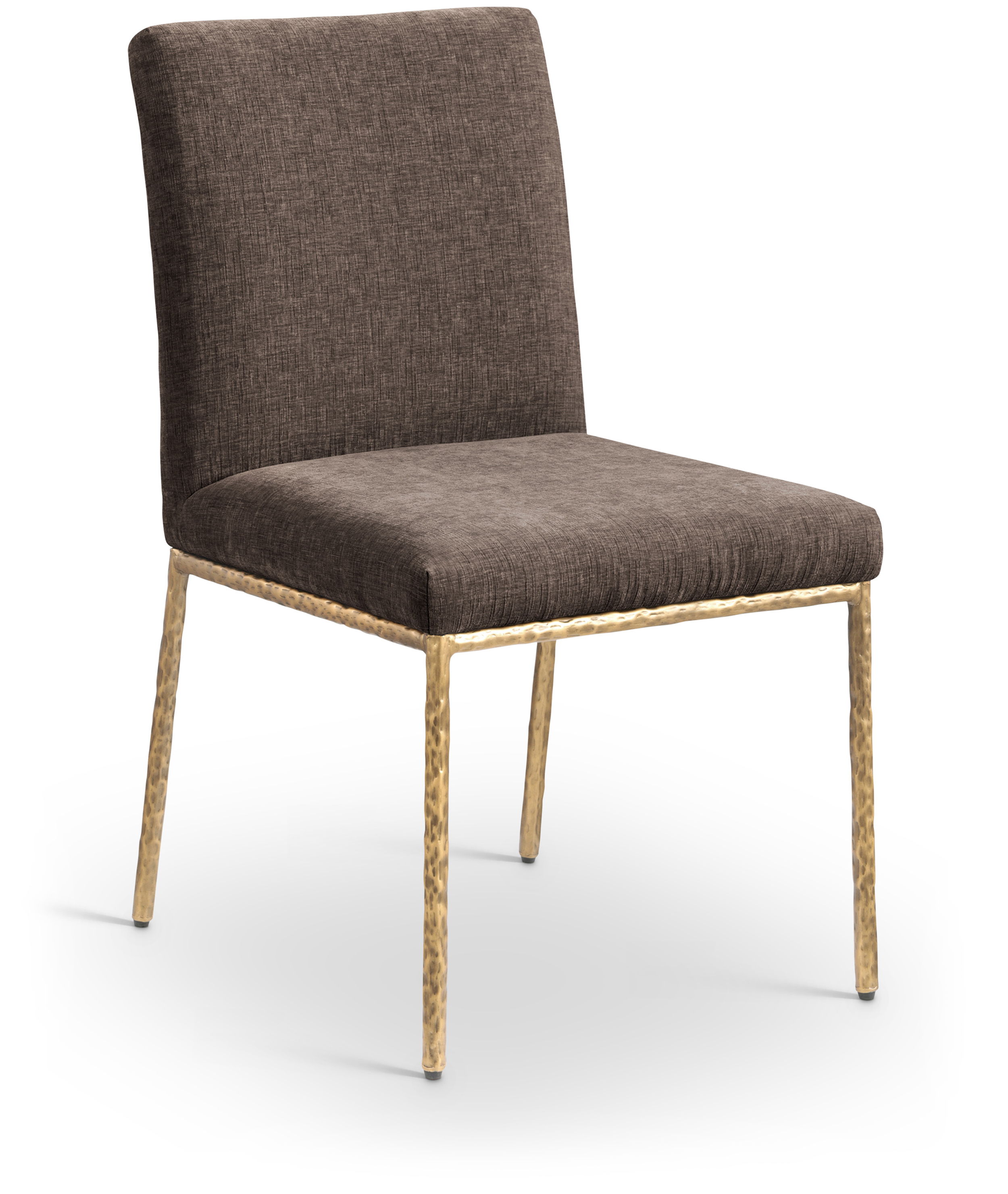Reeves - Chenille Fabric Dining Side Chair (Set of 2) - Brown