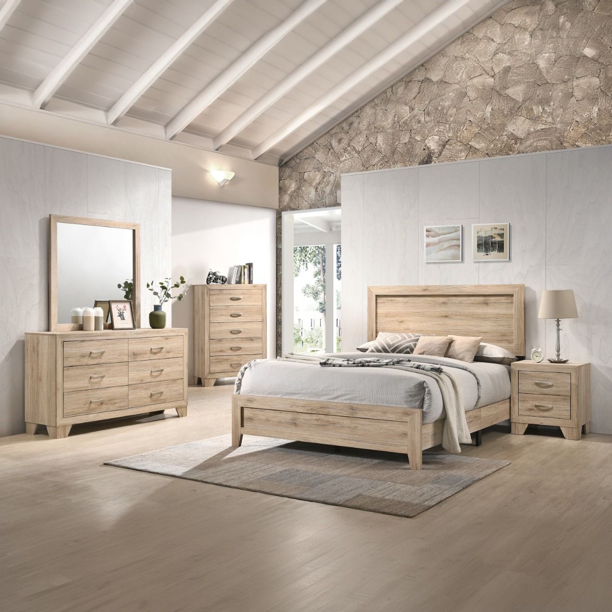 Miquell - Mirror - Natural, beige, view 6