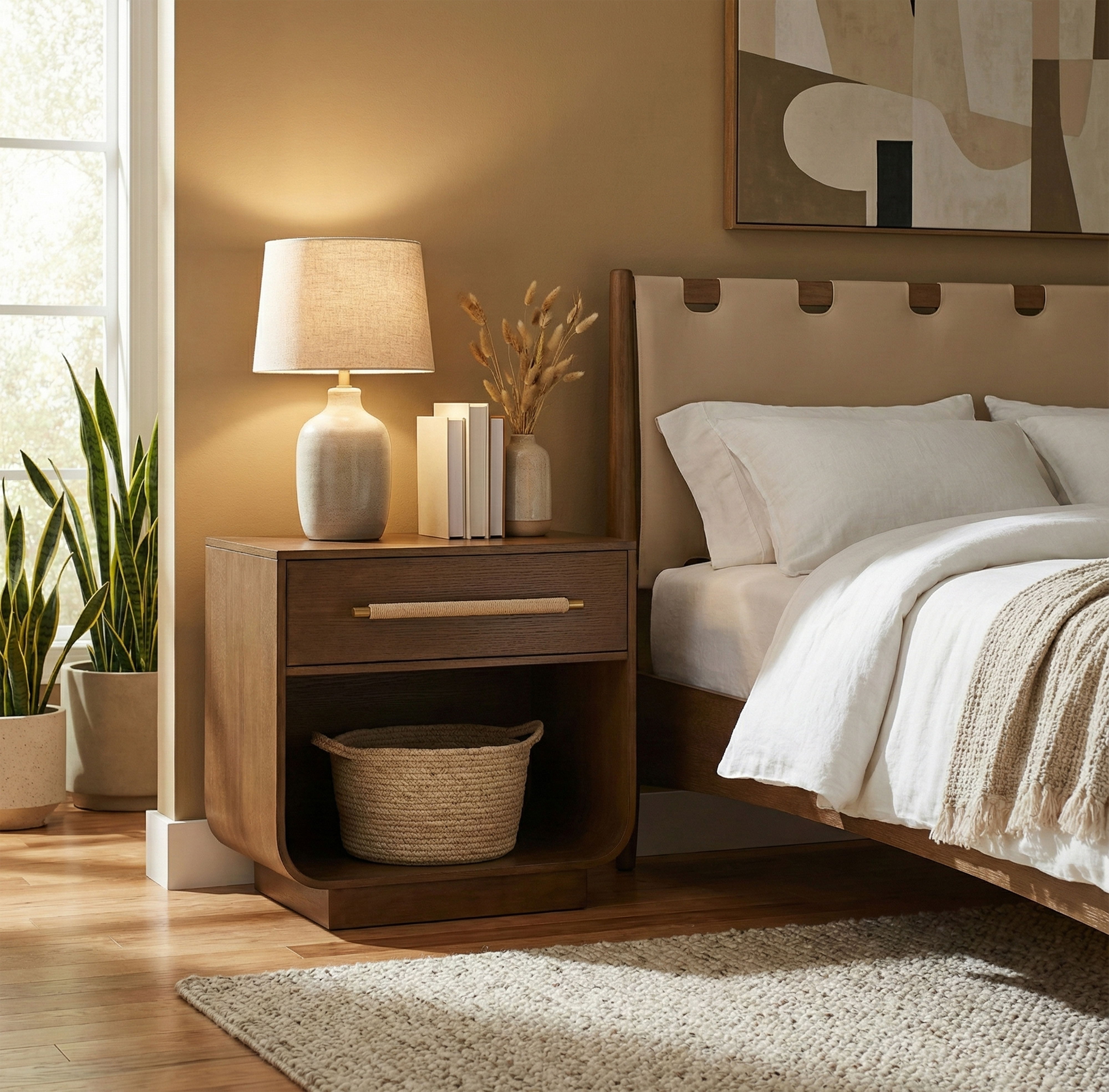 Sorell - Solid Wood Night Stand - Brown