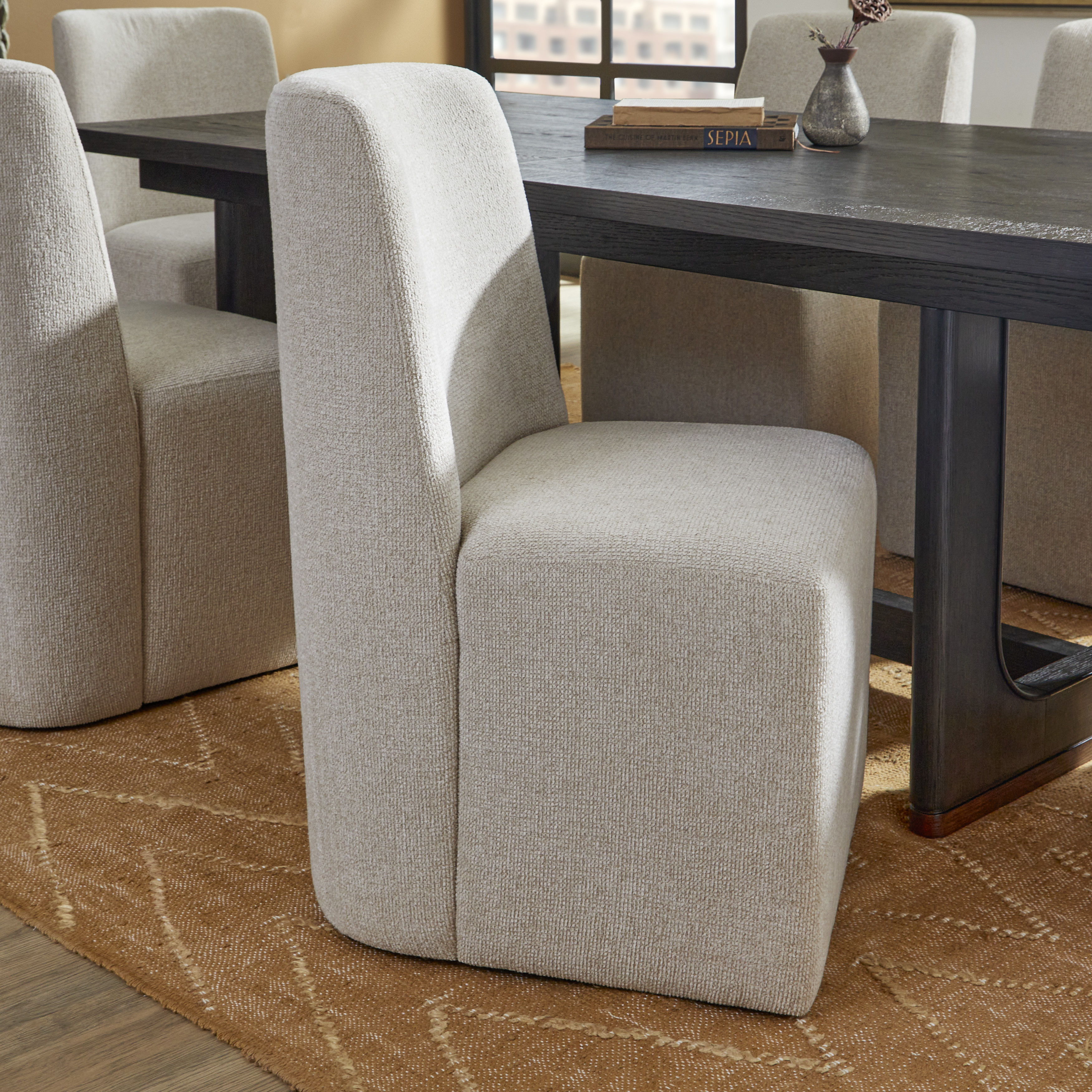 Waterfall - Upholstered Dining Chair (Set of 2) - Beige, beige, view 7