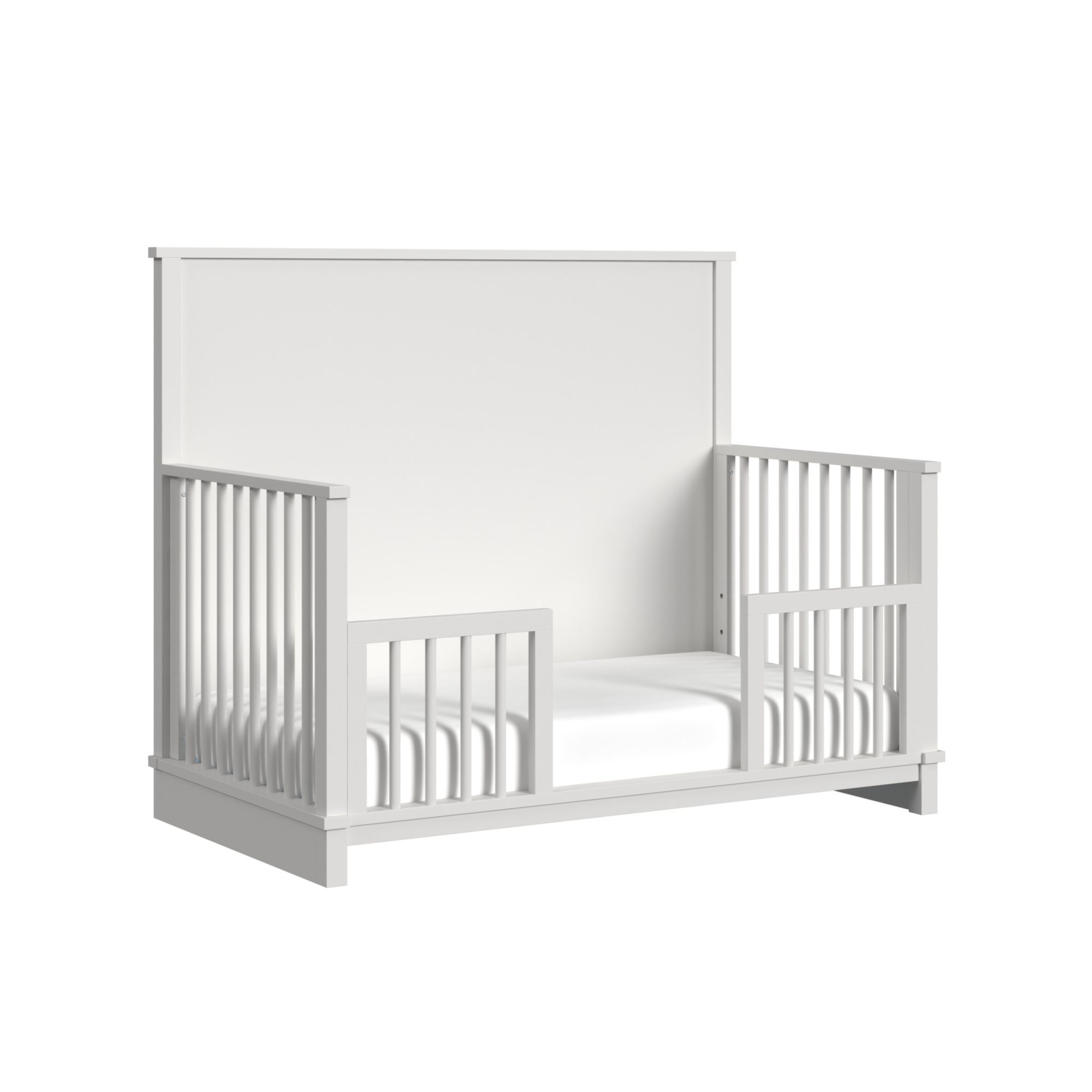 Wyller - Crib With Guard Rail - White