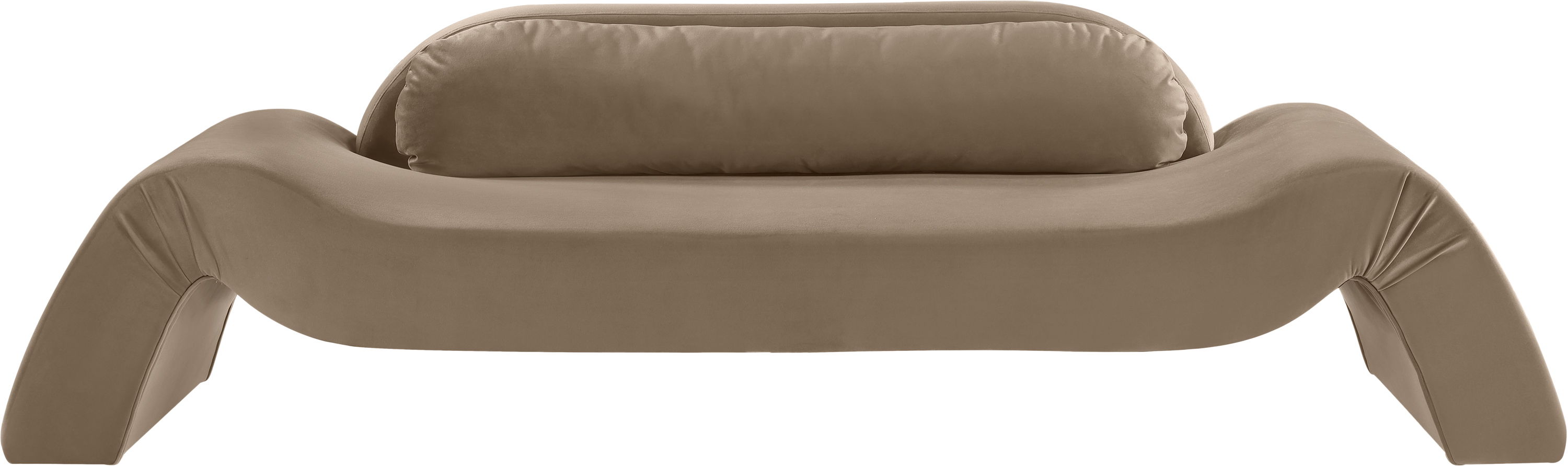 Austin - Velvet Sofa - Taupe