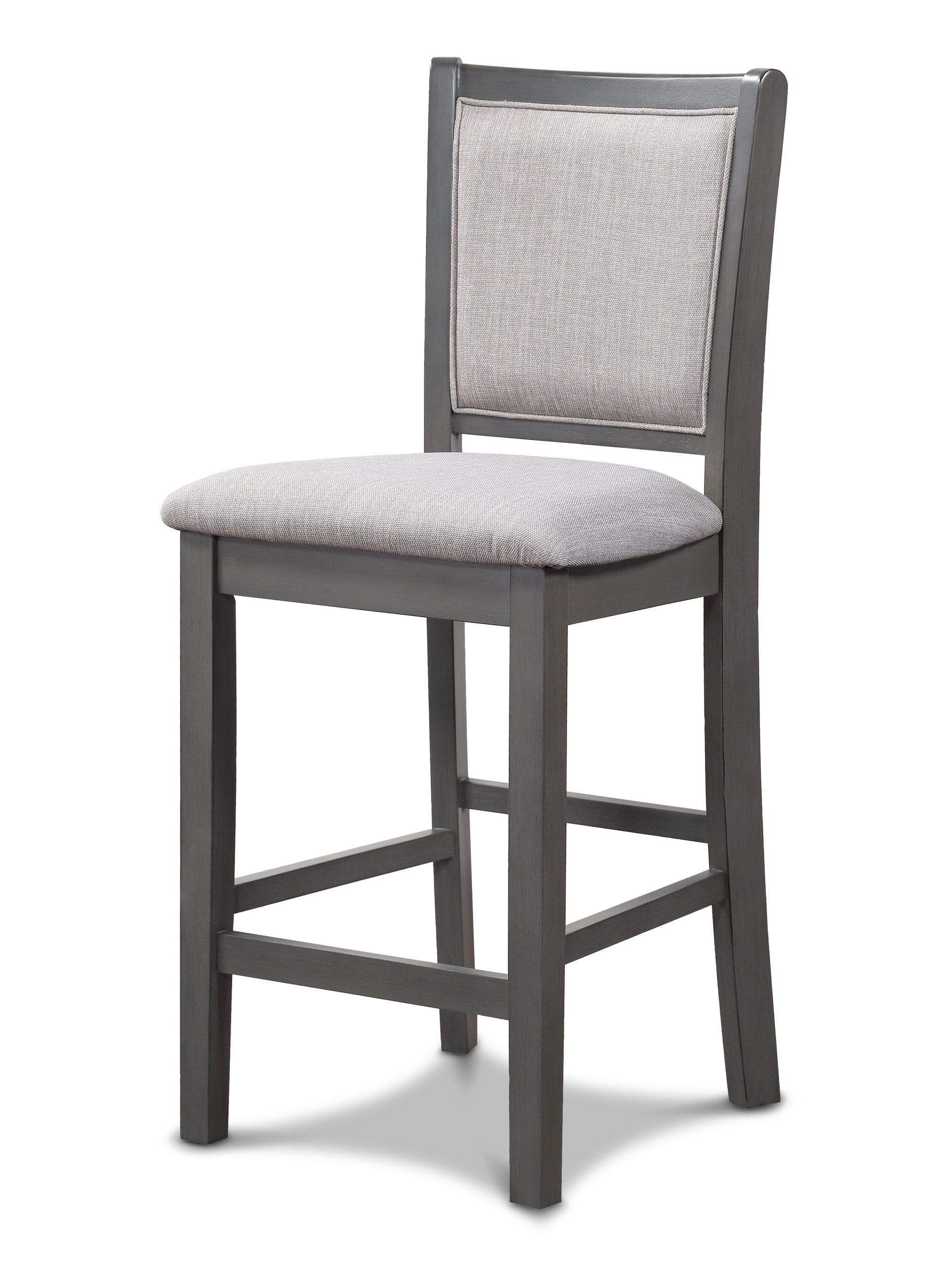 Amy - Counter Chair (Set of 2) - Gray Image