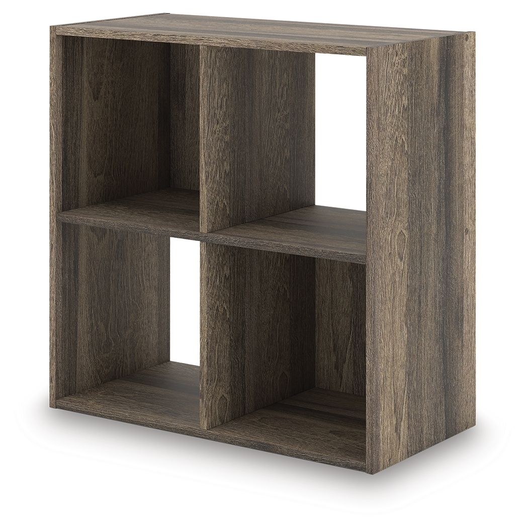 Ashley Furniture Shallifer - Four Cube Organizer - Brown - Image 3