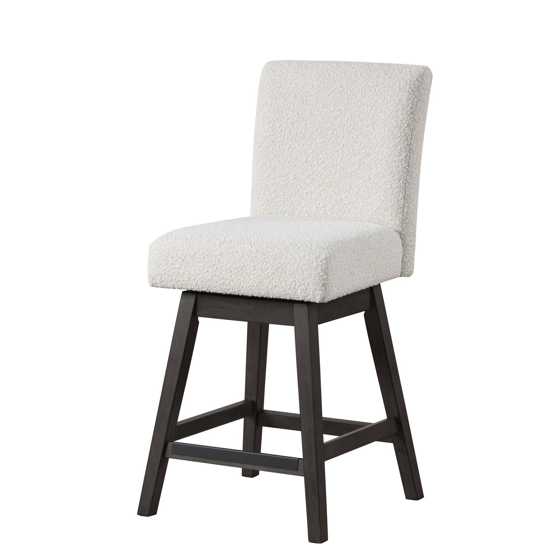 High Line - Swivel Counter Chair (Set of 2) - White
