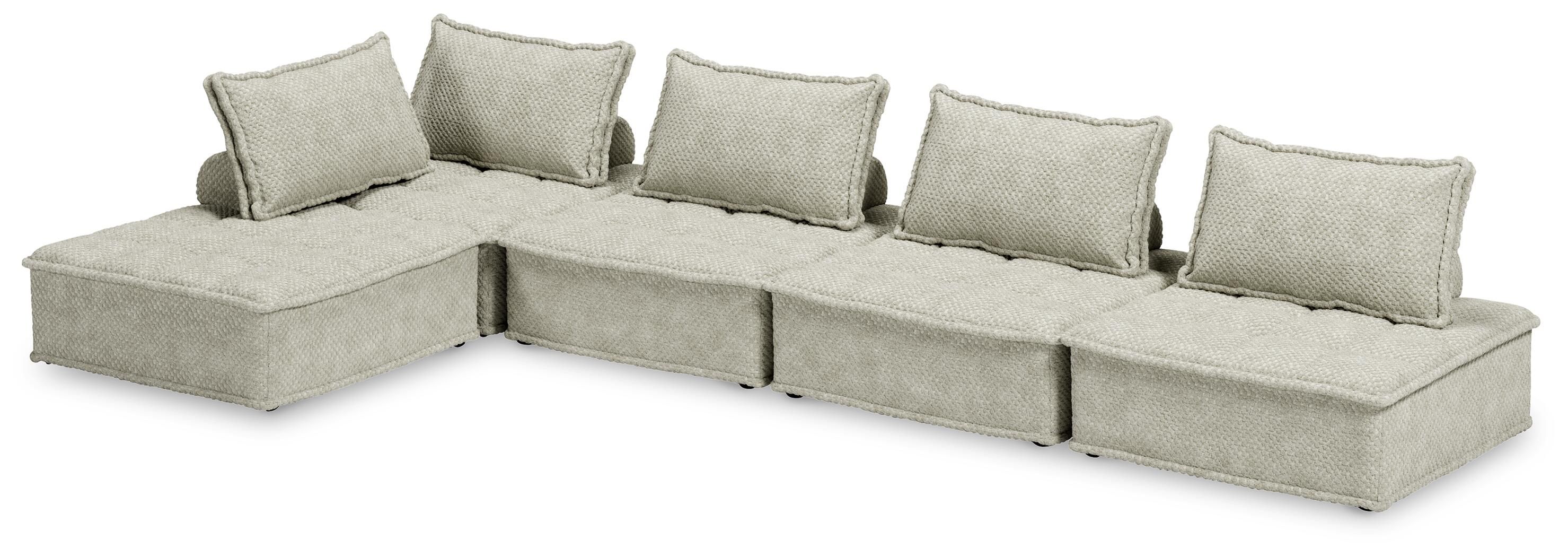 Ashley Furniture Bales - 5-Piece Modular Seating - Taupe - Image 10
