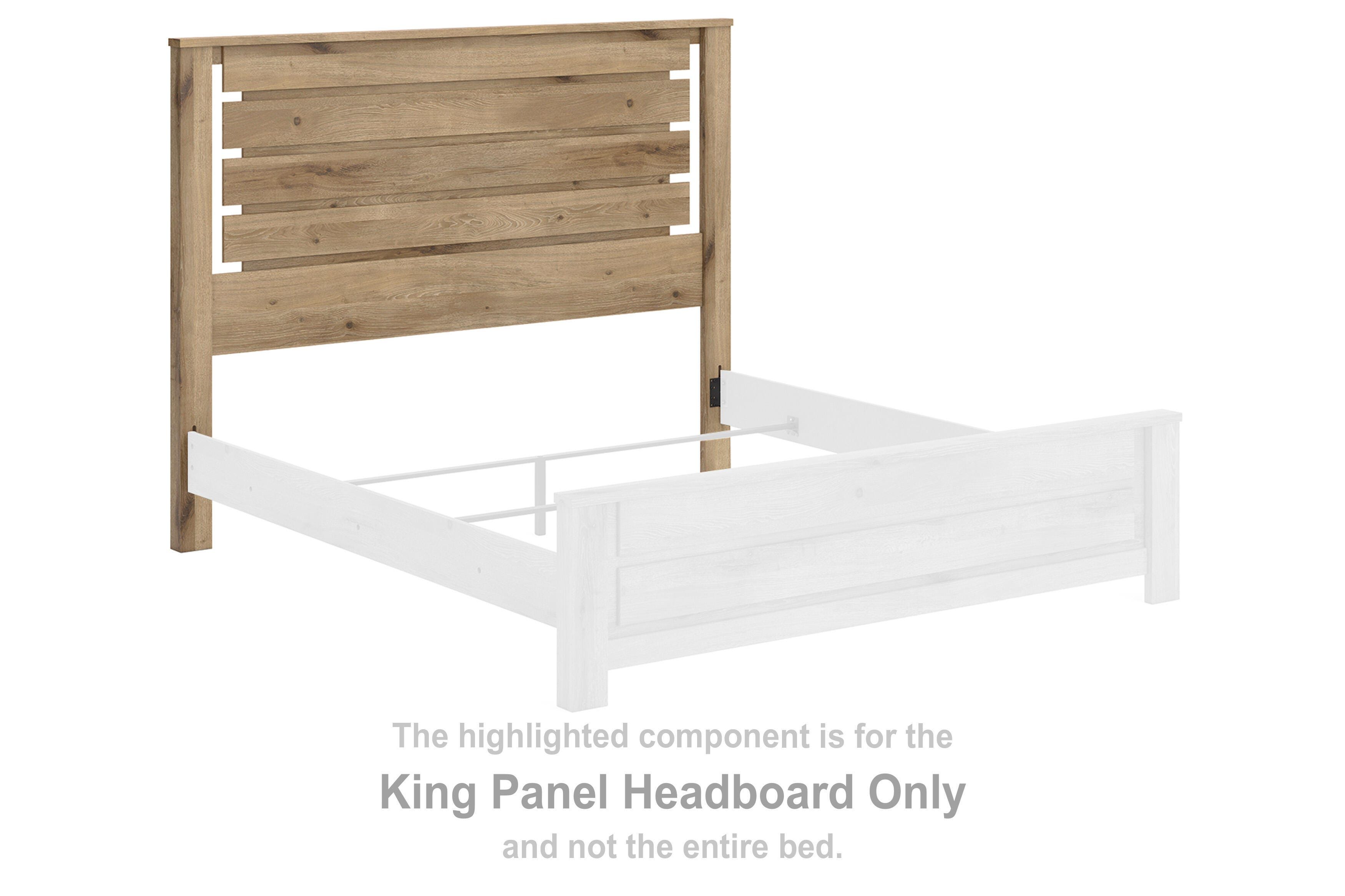 Brozmont – King Panel Headboard – Tan