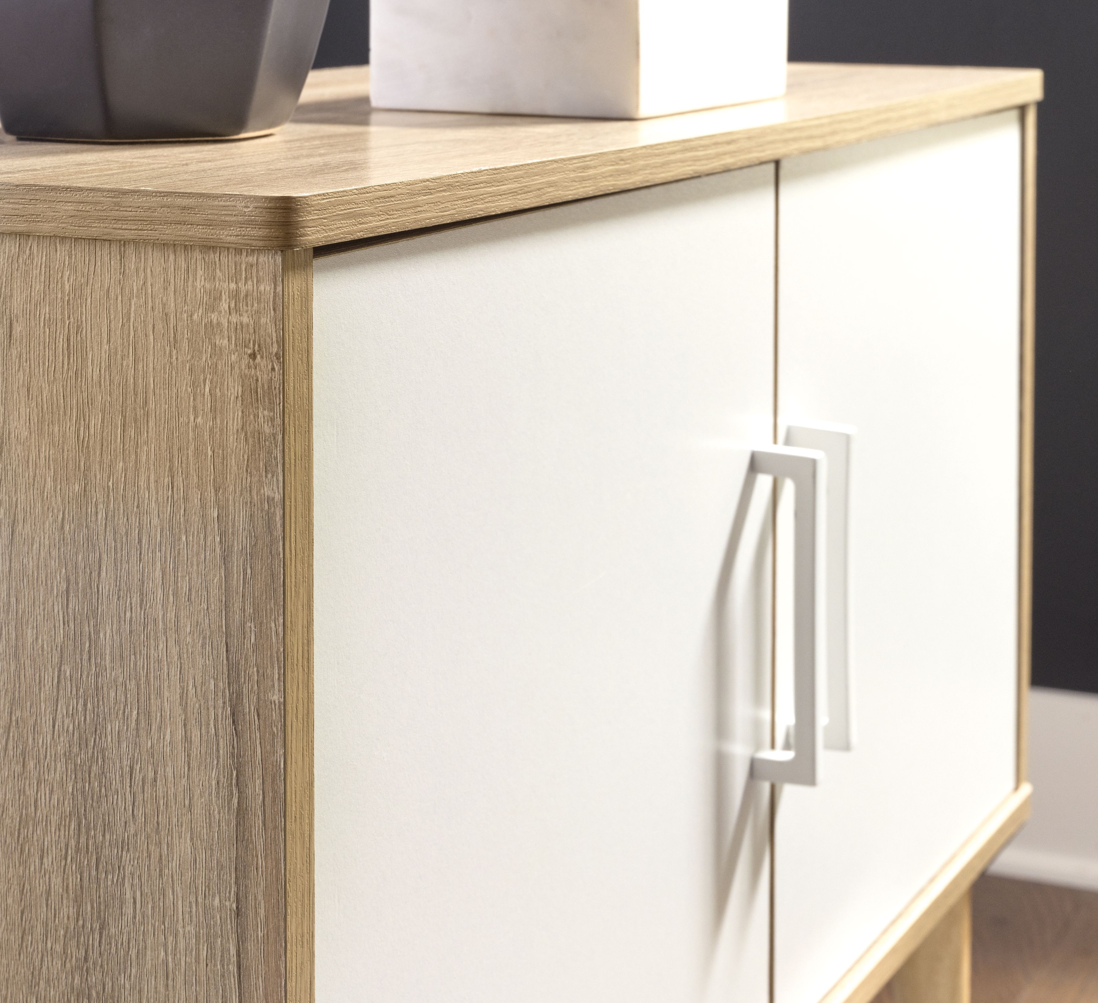 Ashley Furniture Orinfield - Accent Cabinet - Natural / White - Image 7
