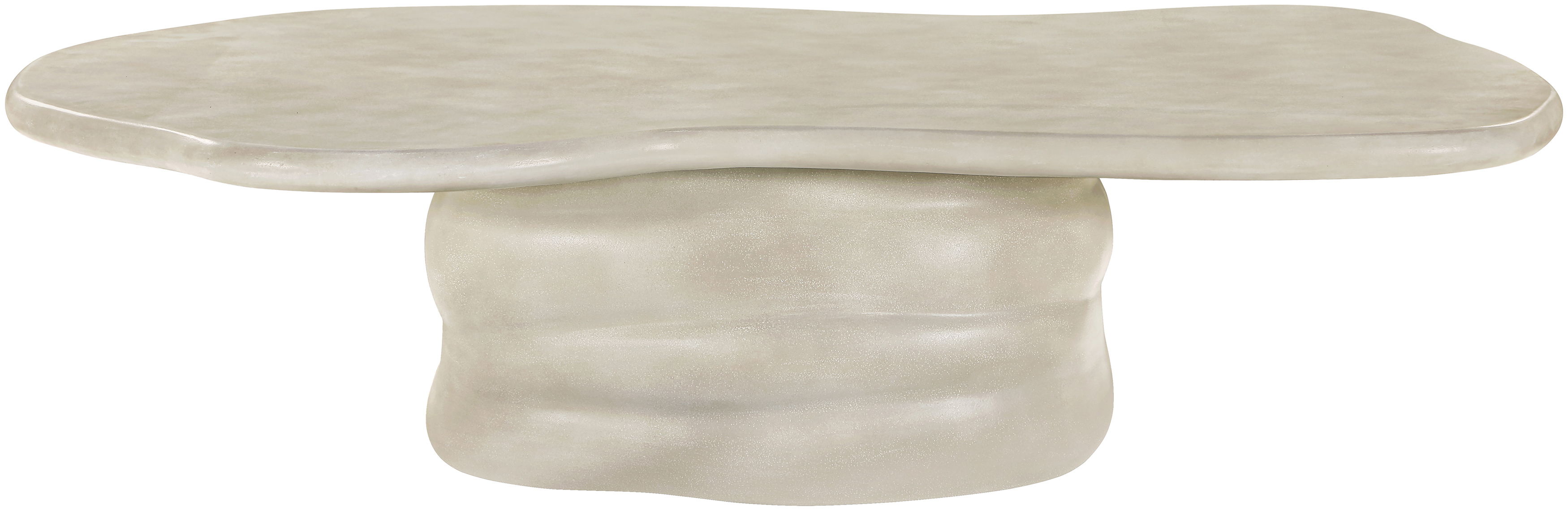 Branna - Concrete Coffee Table - Beige