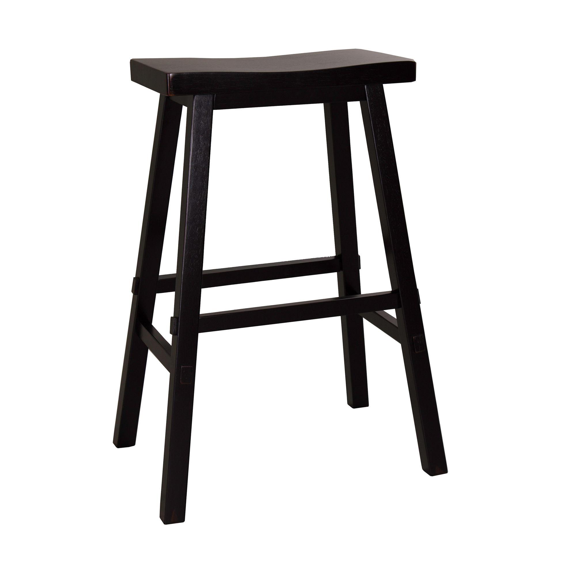 Creations - 30\" Sawhorse Barstool - Black Image
