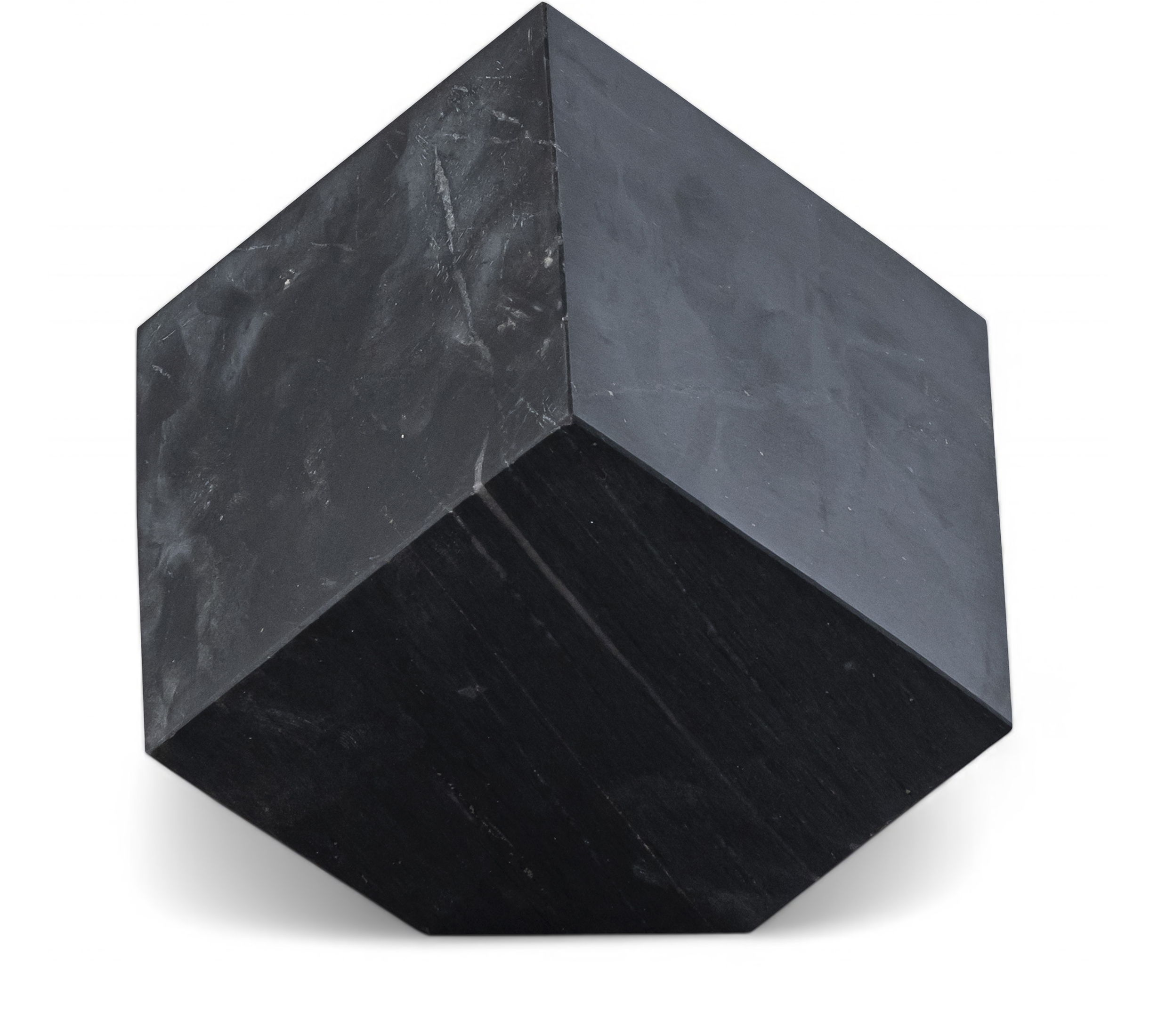 Block - Marble Decorative Cube - Black