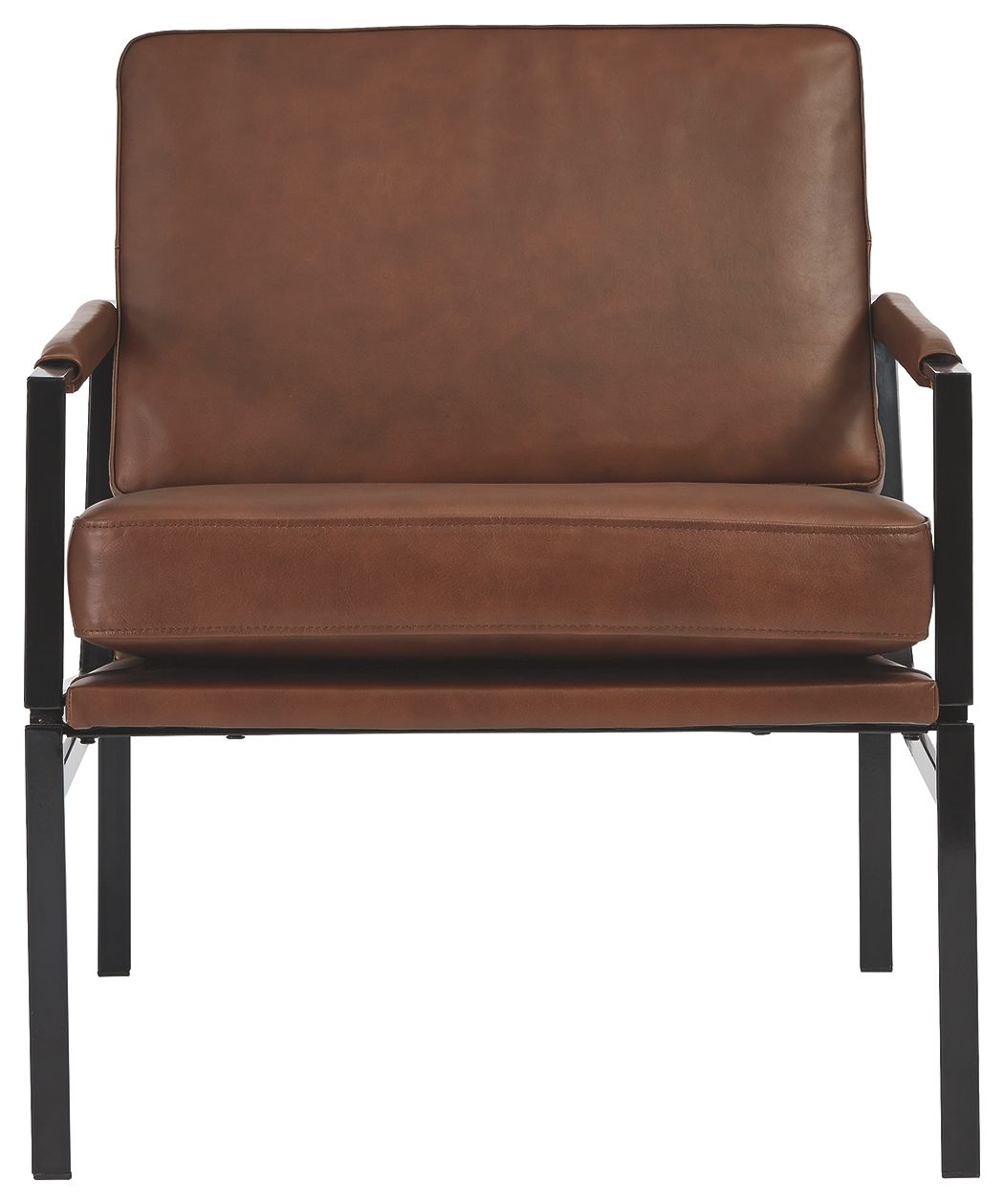 Ashley Furniture Puckman - Accent Chair - Brown / Silver Finish - Image 6