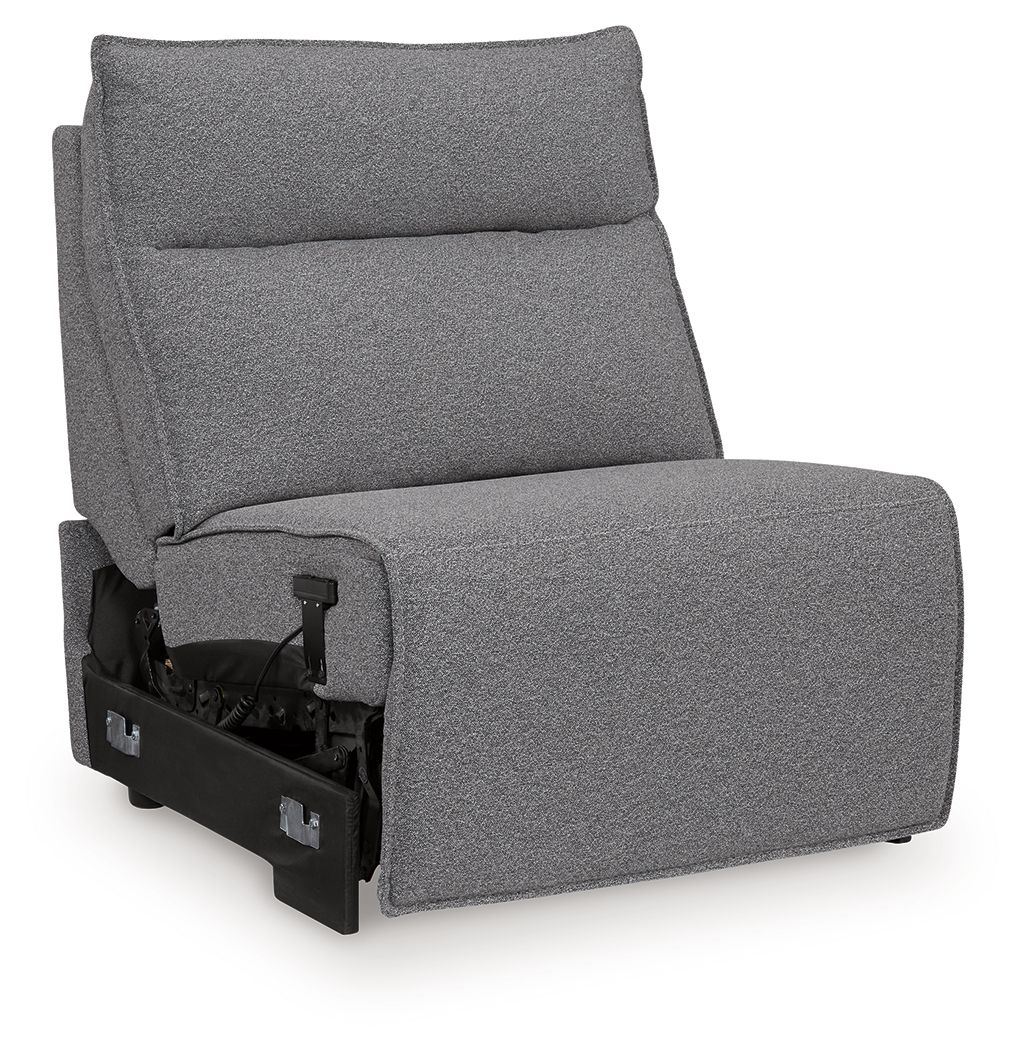 Power Armless Recliner With Adjustable Headrest