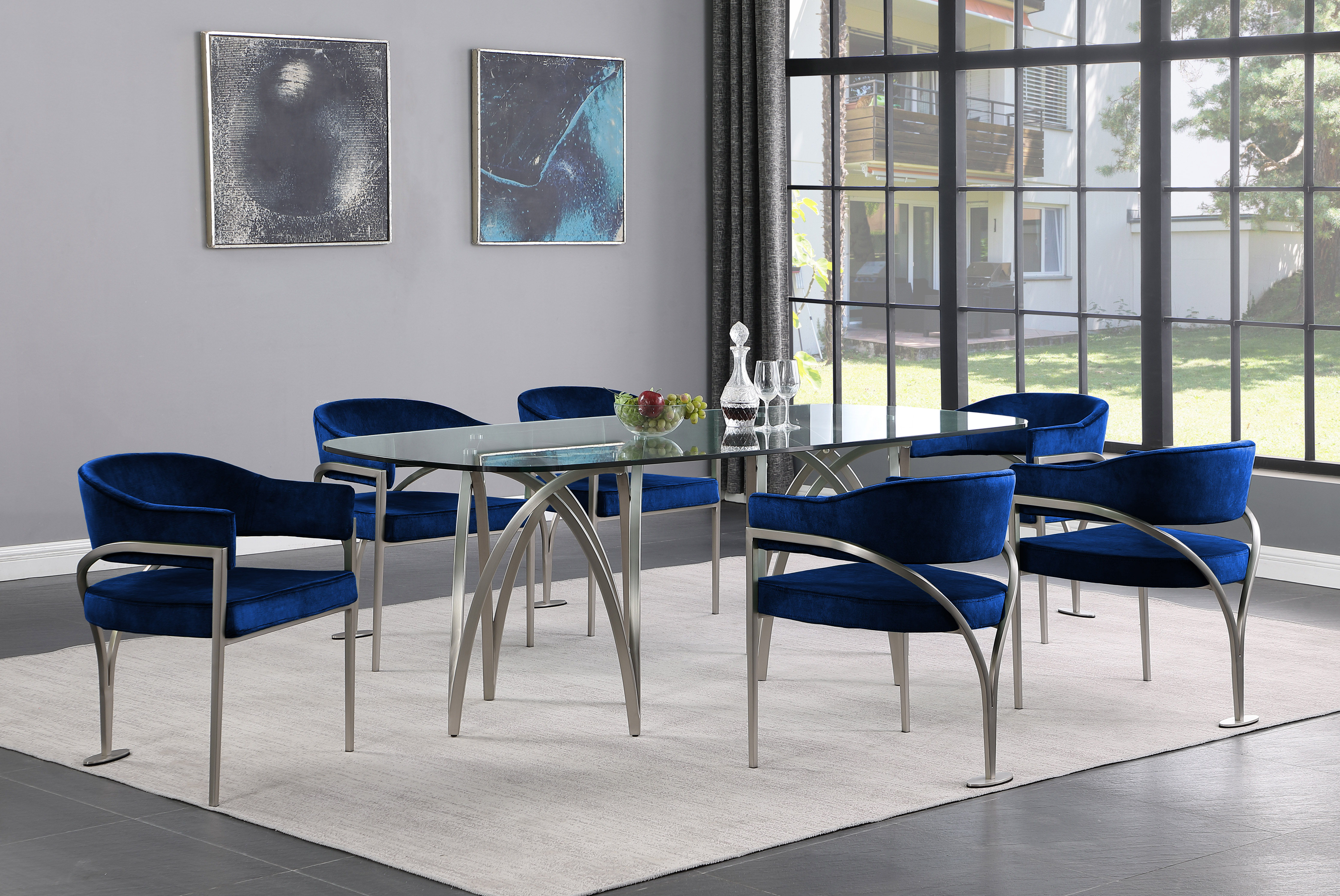 Madelyn - Dining Chair (Set of 2) - Navy