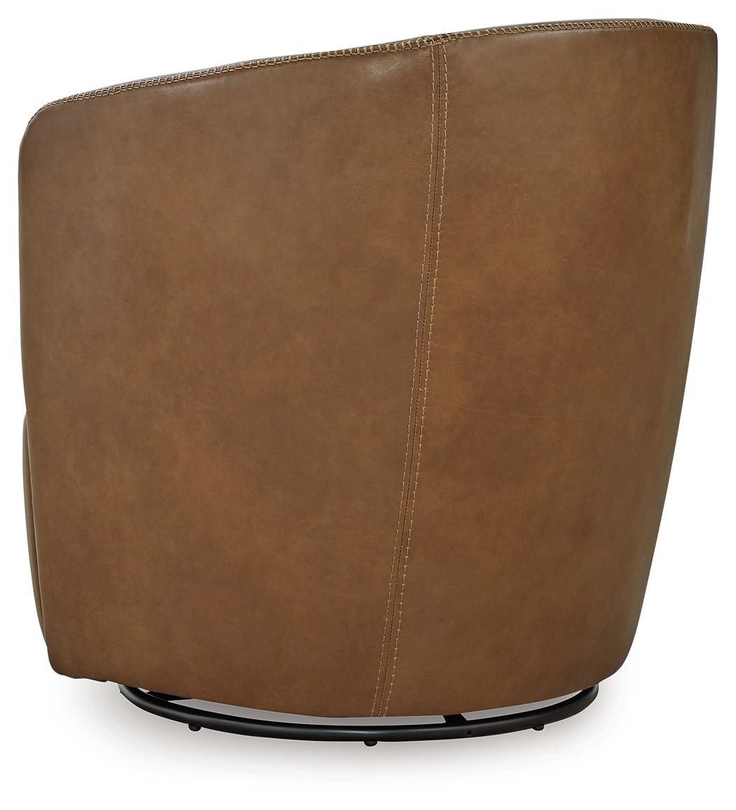 Ashley Furniture Kierreys - Swivel Chair - Caramel - Image 5