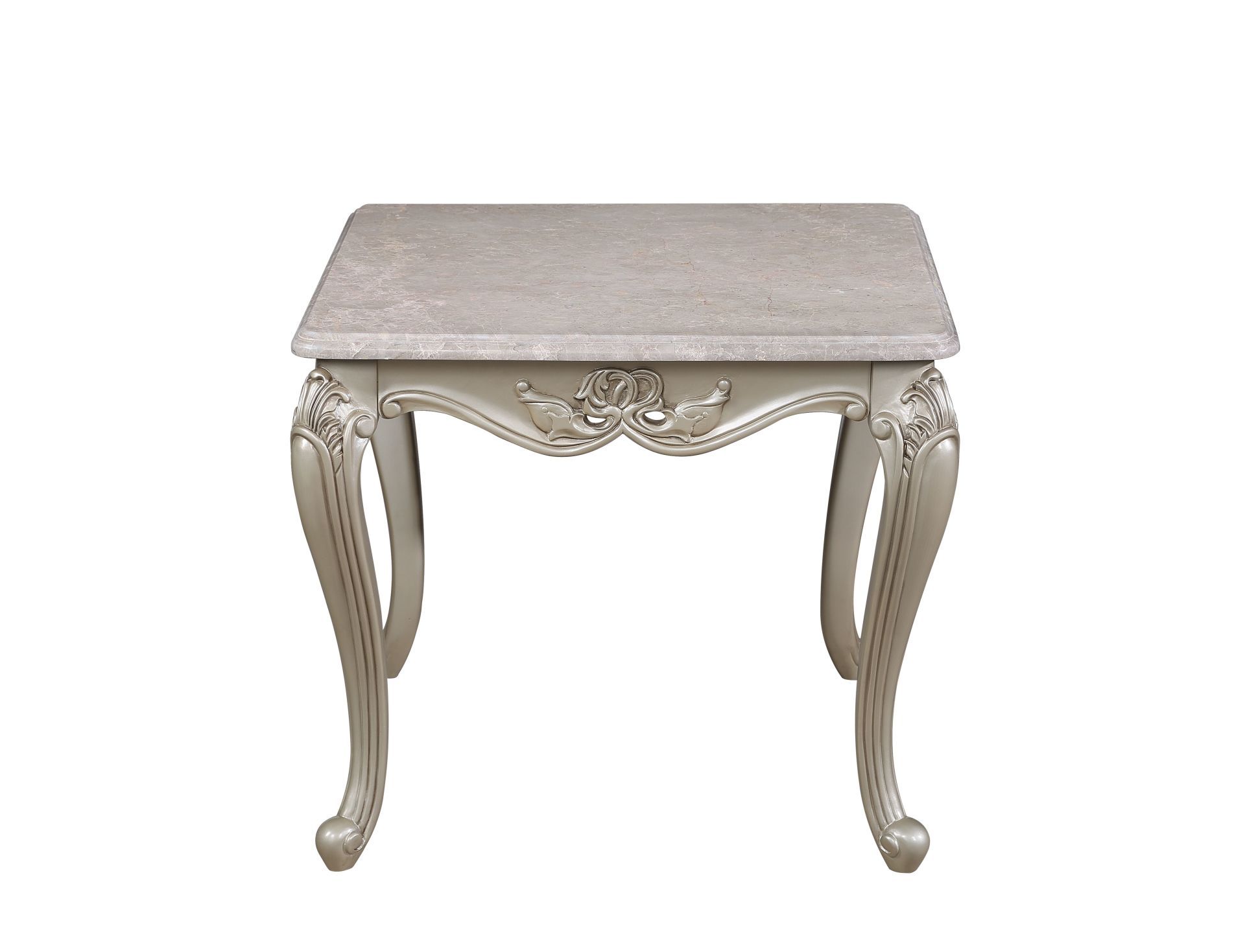 Monique - End Table - Pearl Silver