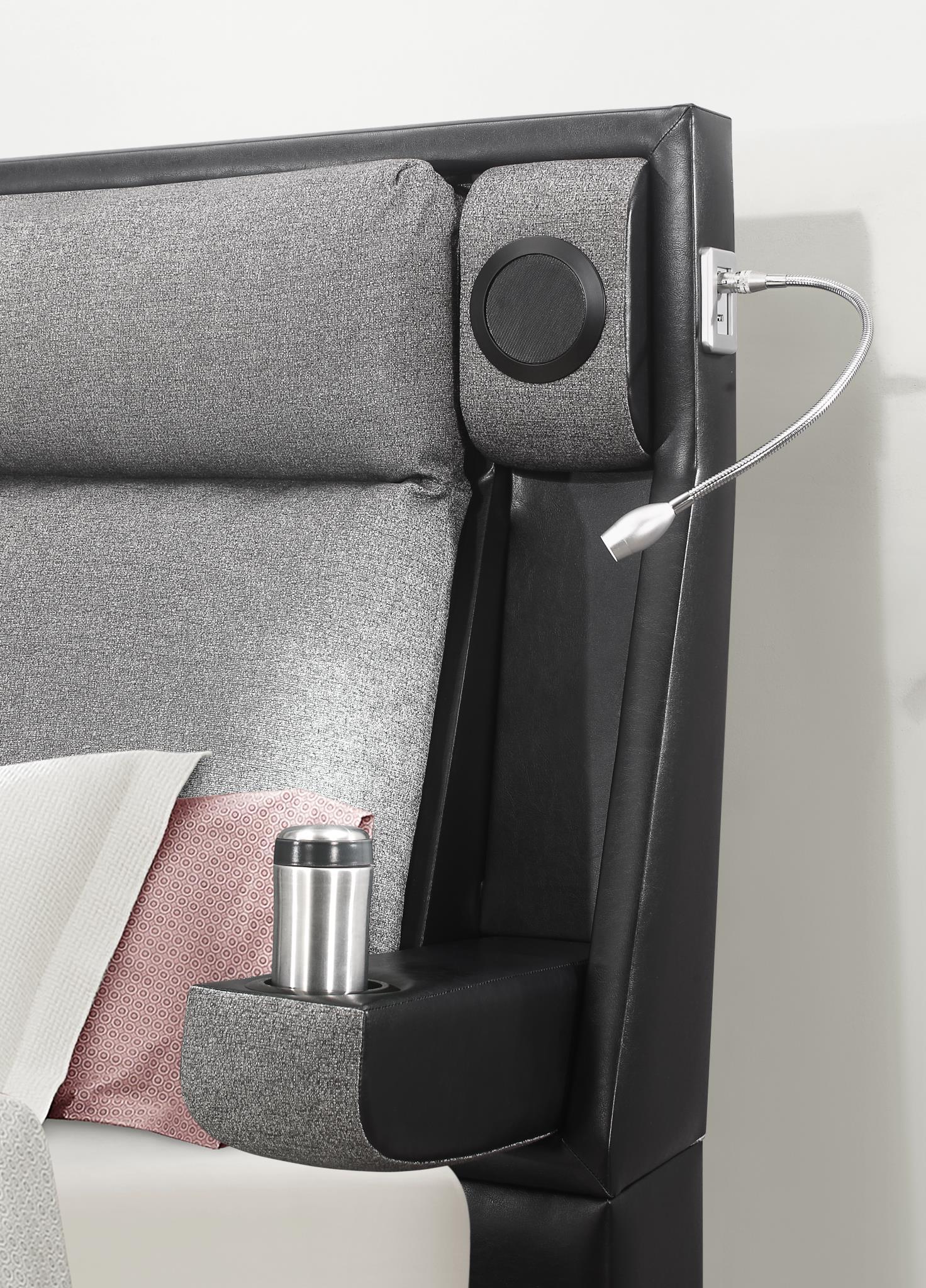 B561 - Bluetooth King Bed - Black