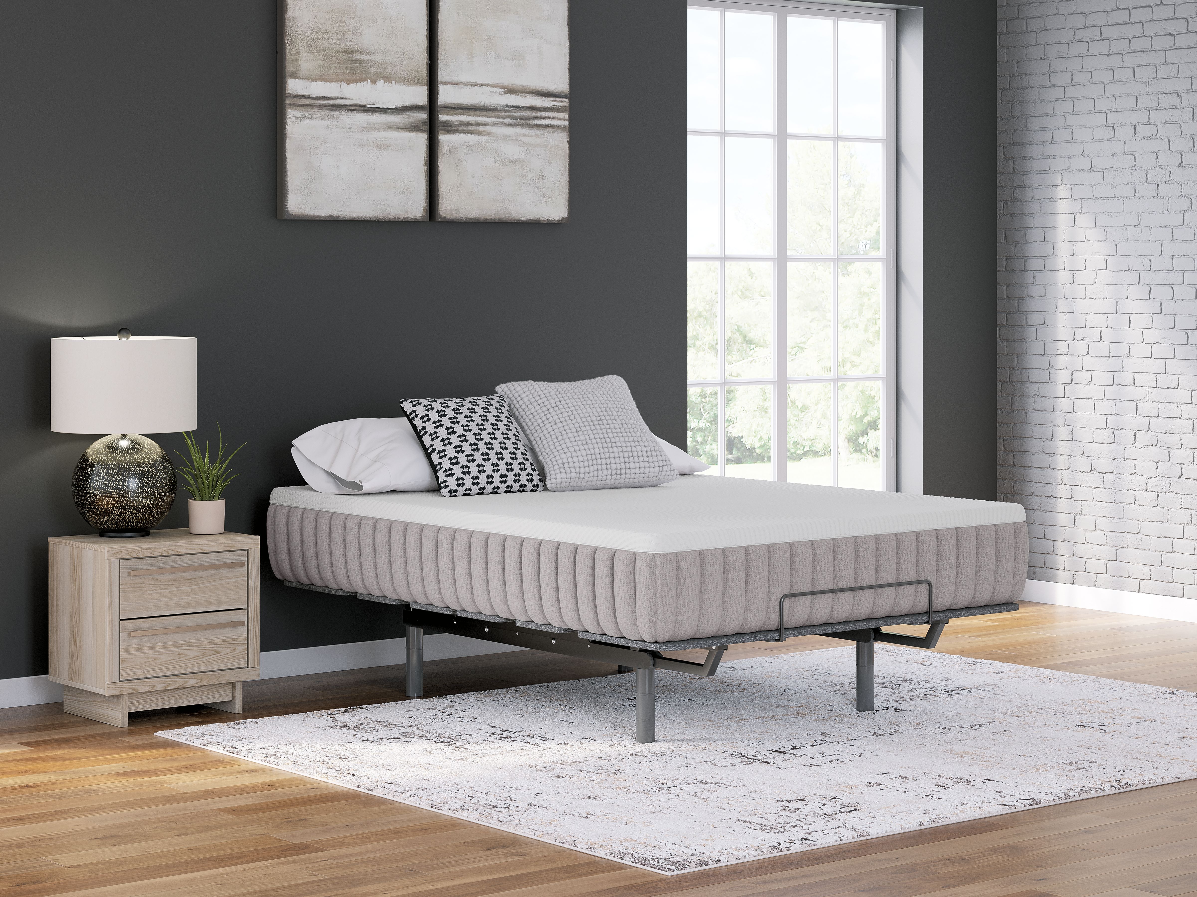 Ashley Furniture Terra Sleep Medium - King Mattress - White - Image 11