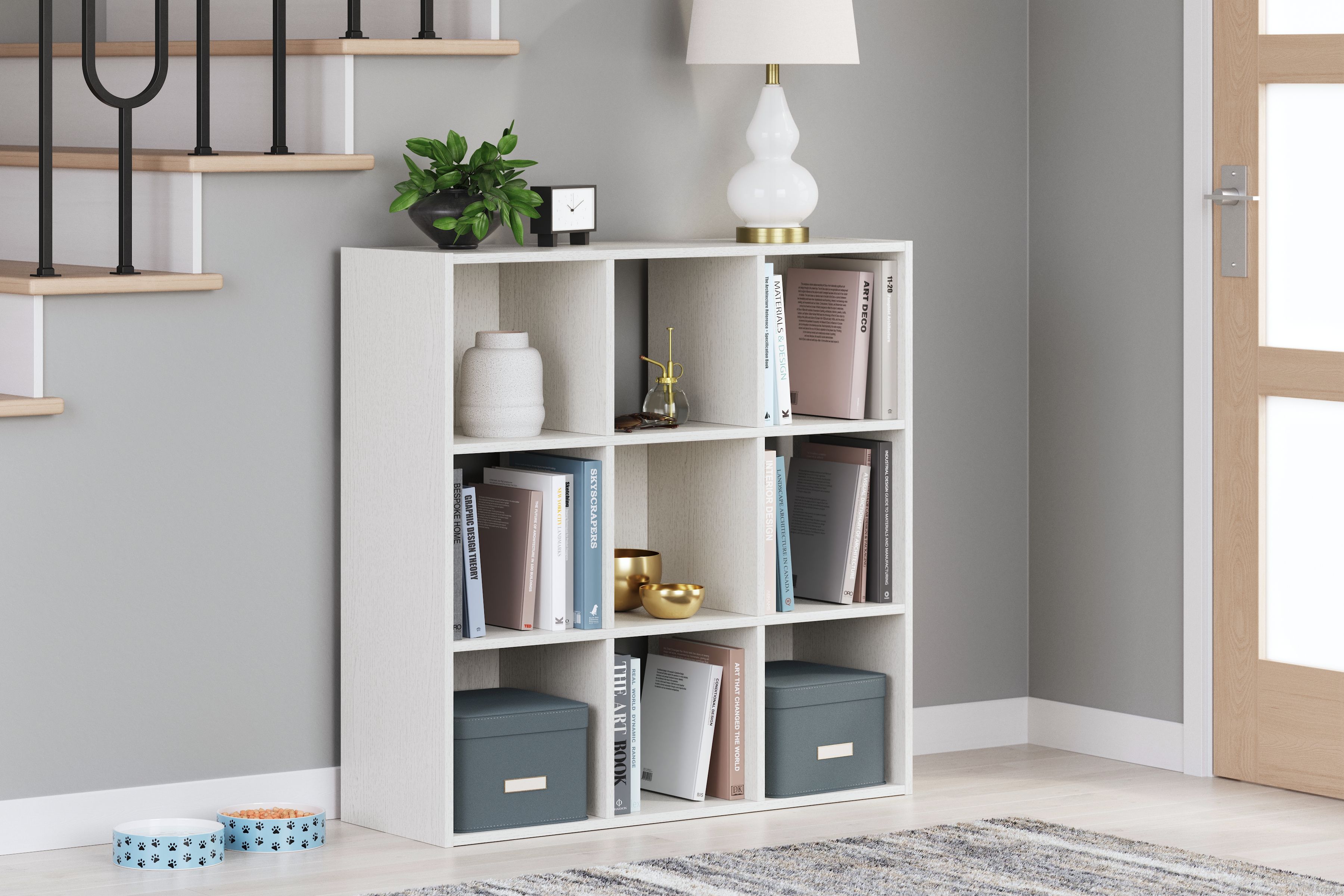 Ashley Aprilyn Nine Cube Organizer - White