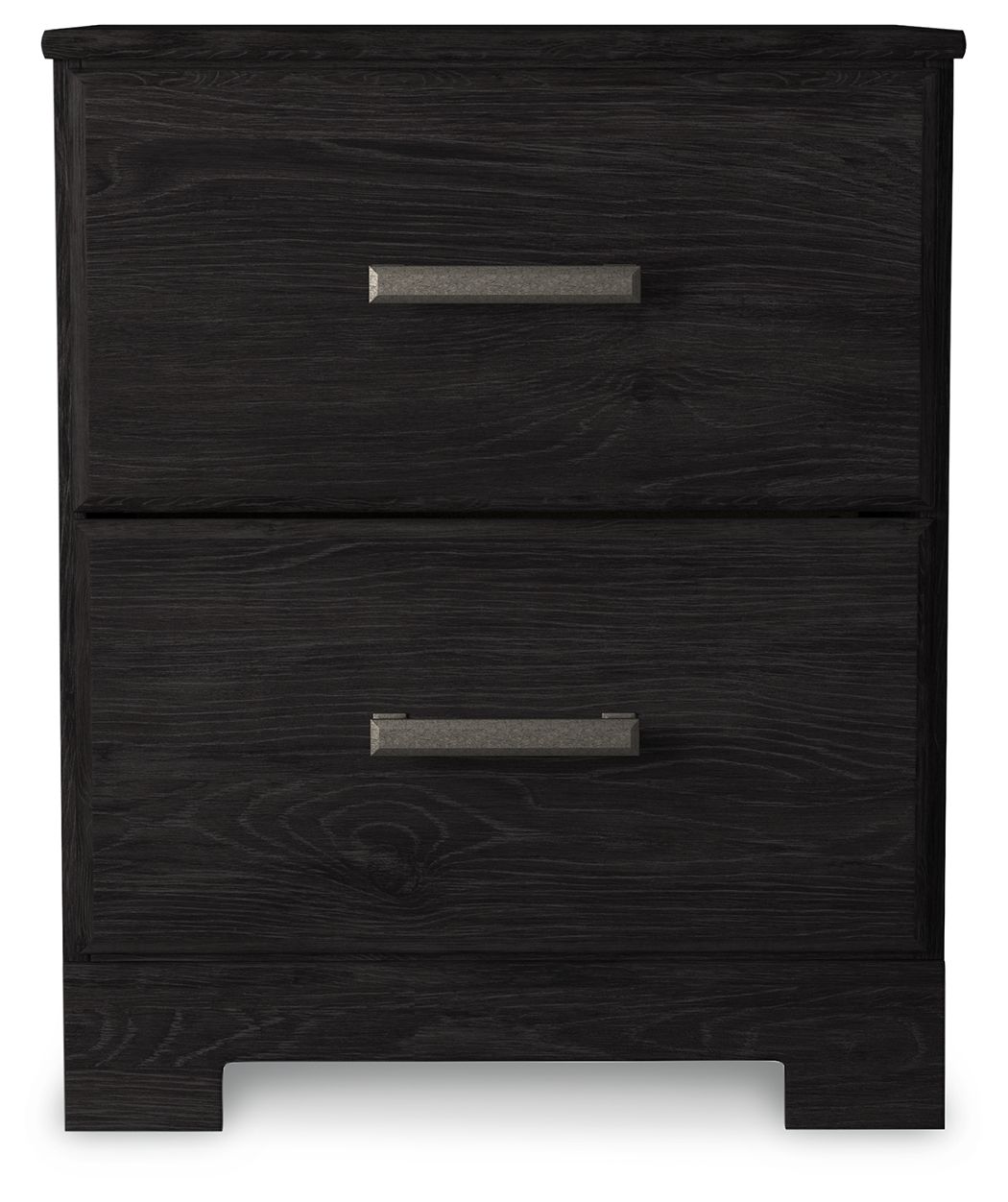 Ashley Furniture Belachime - Two Drawer Night Stand - Charcoal - Image 4