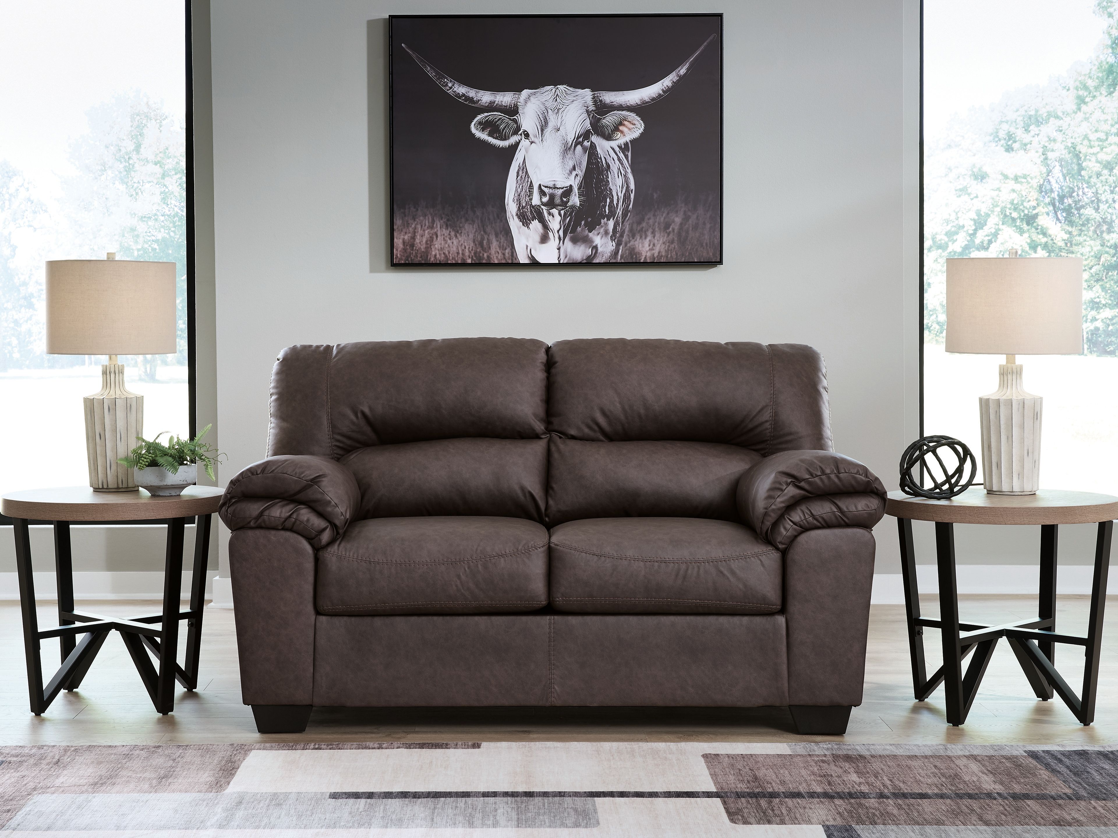 Ashley Furniture WillowBend - Loveseat - Umber - Image 2