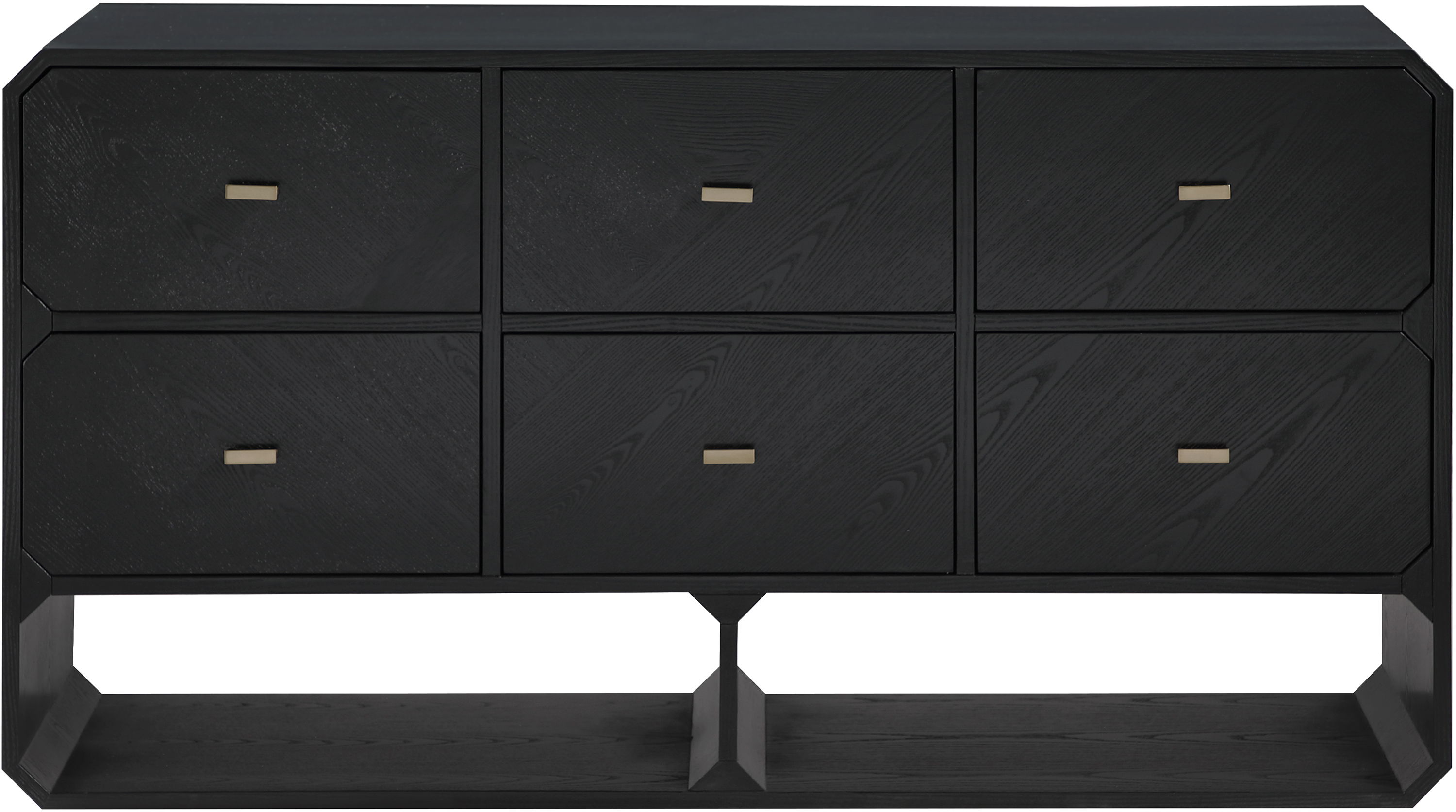 Parker - Ash Veneer Dresser - Black
