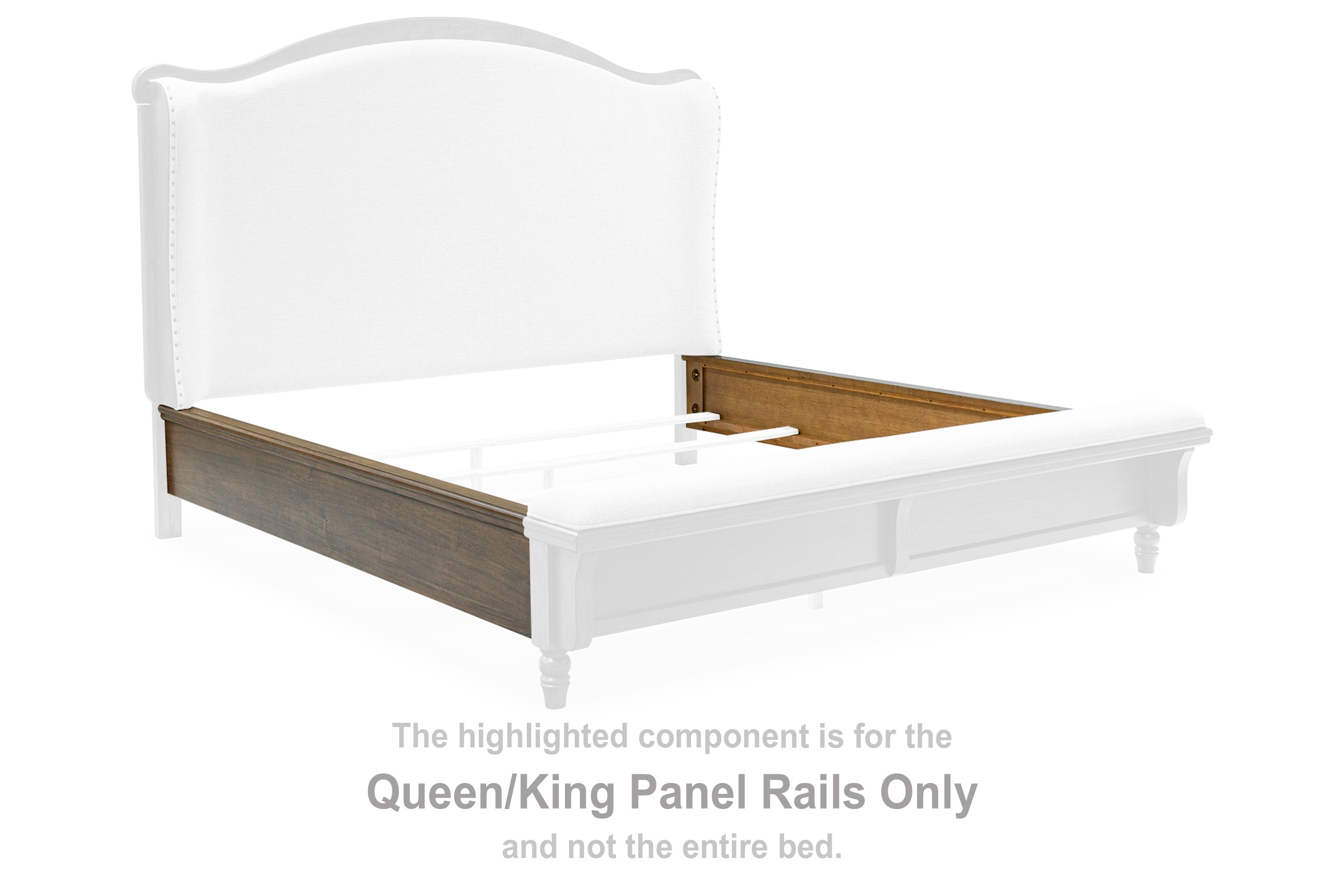 Sturlayne – Queen/King Panel Rails – Brown