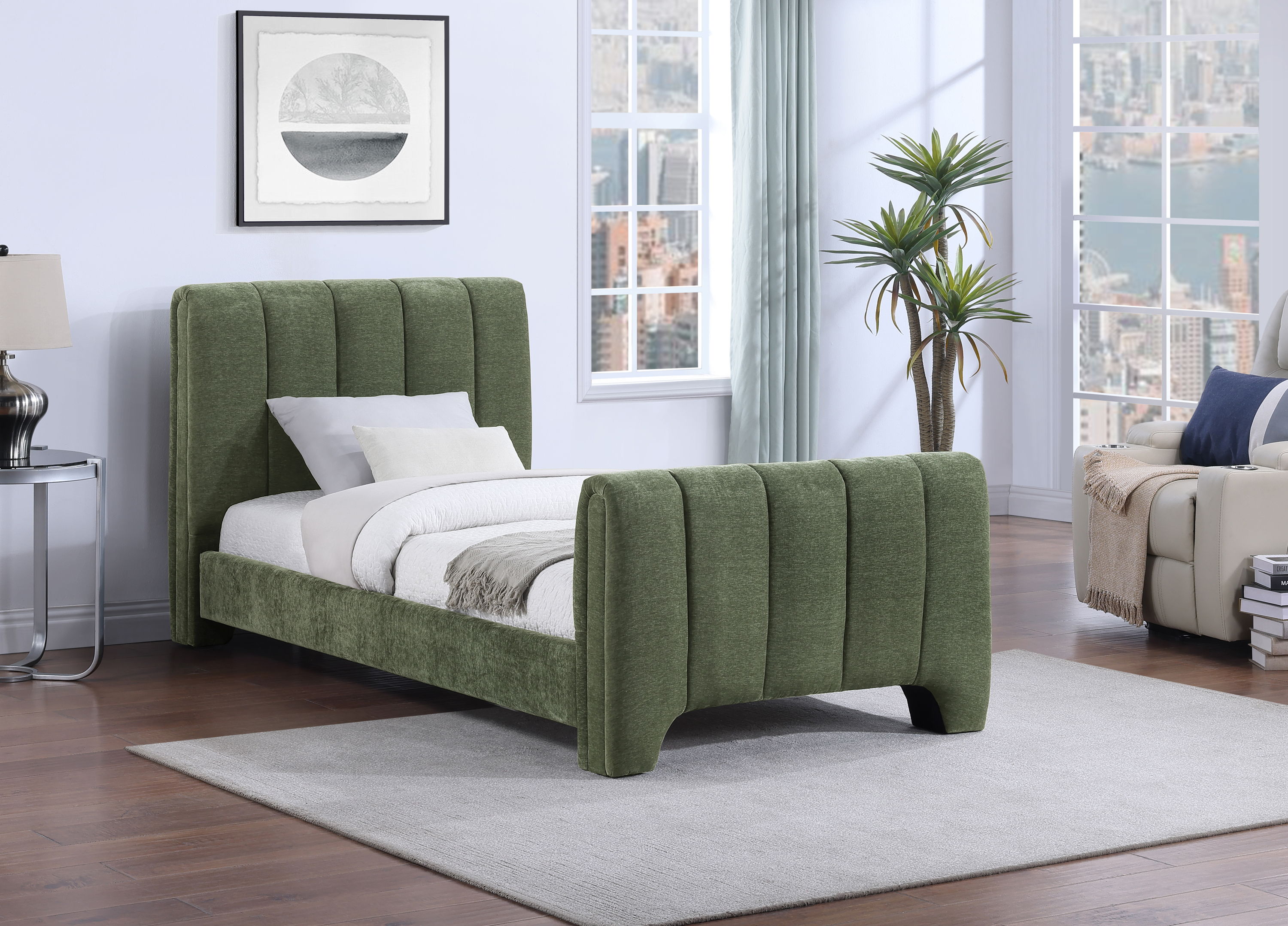 Camila - Twin Bed - Green