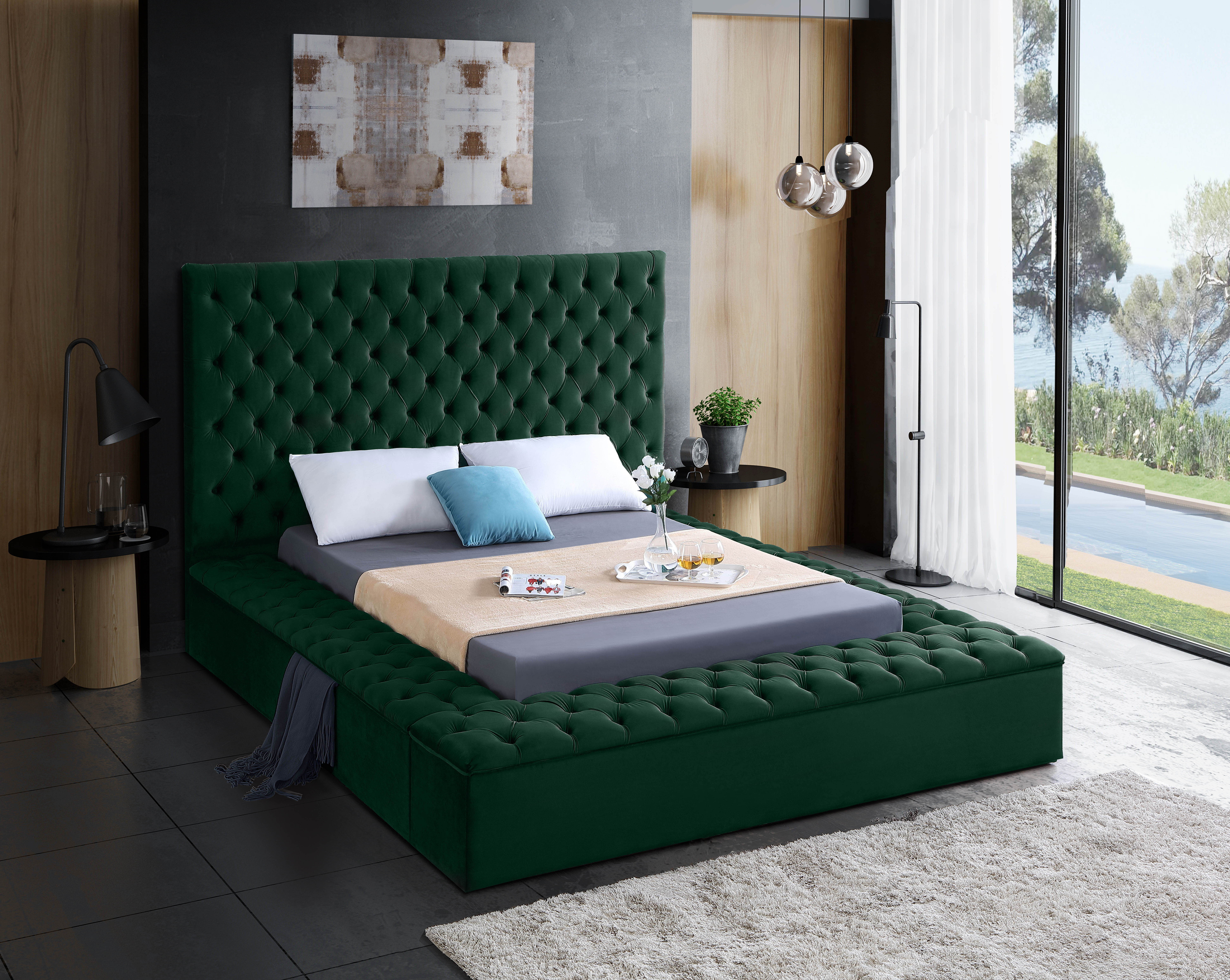Bliss - King Bed - Green