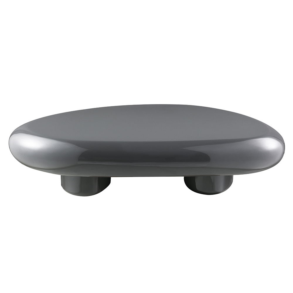 Charlene - Coffee Table - Gray High Gloss, dark gray, view 2