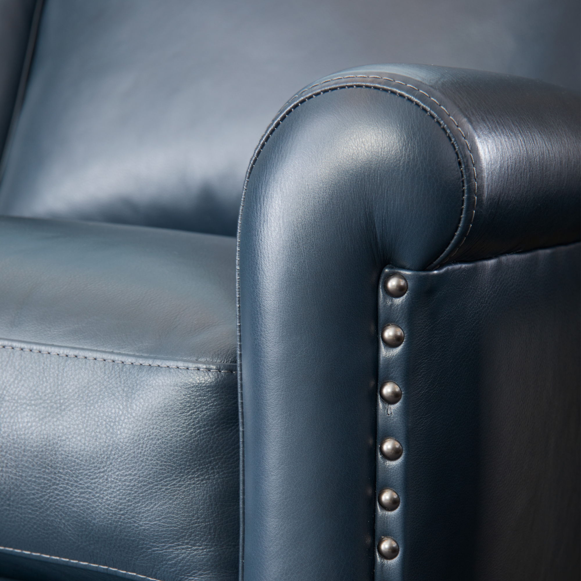 Elizabeth - Power Reclining Loveseat With Power Headrest - Sea, blue, view 6