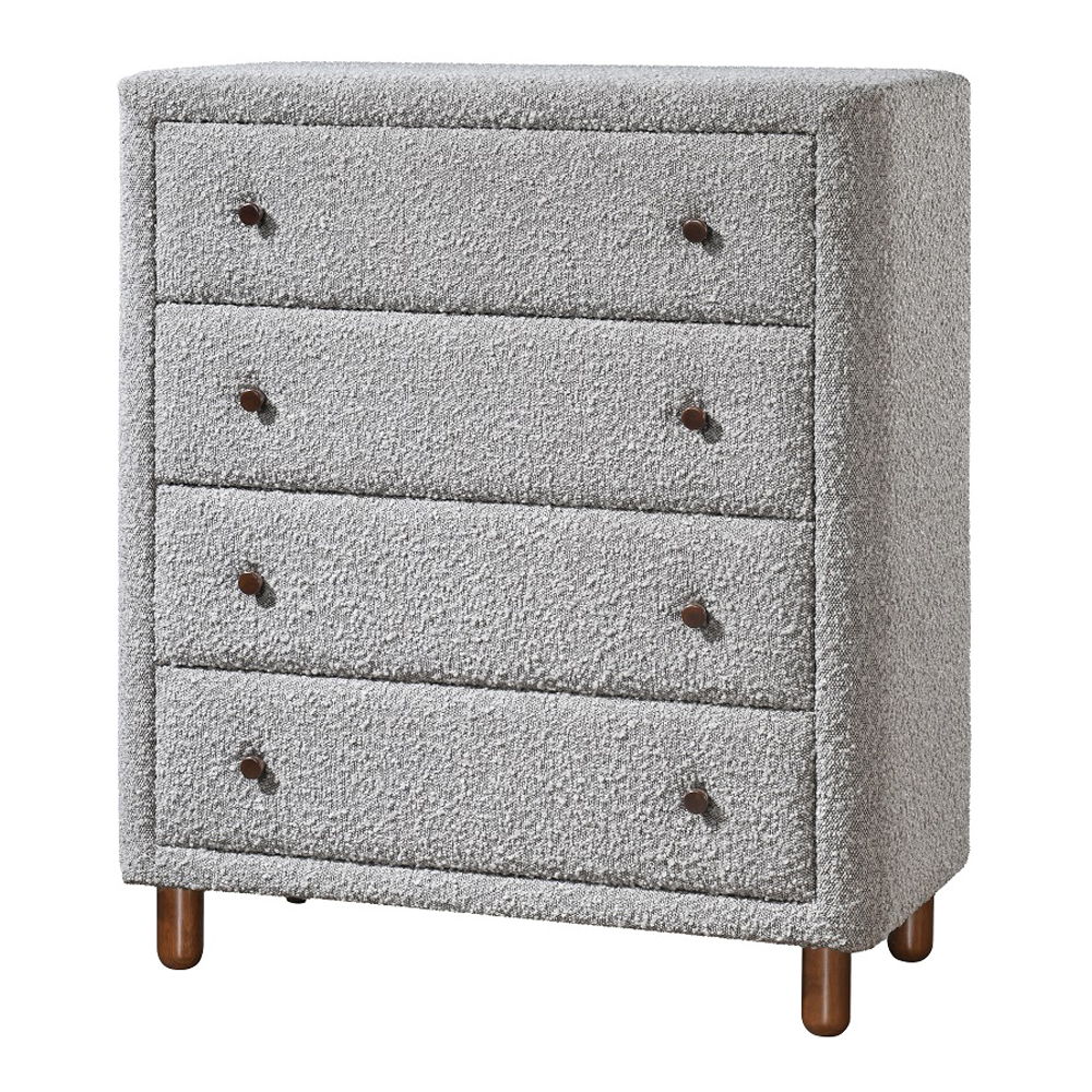 Cleo - Chest - Gray Boucle, gray, view 2