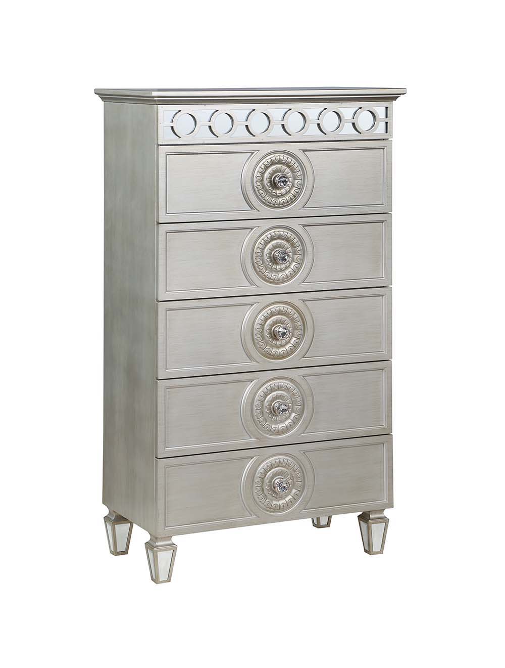 Varian - Chest - Silver & Mirrored, silver